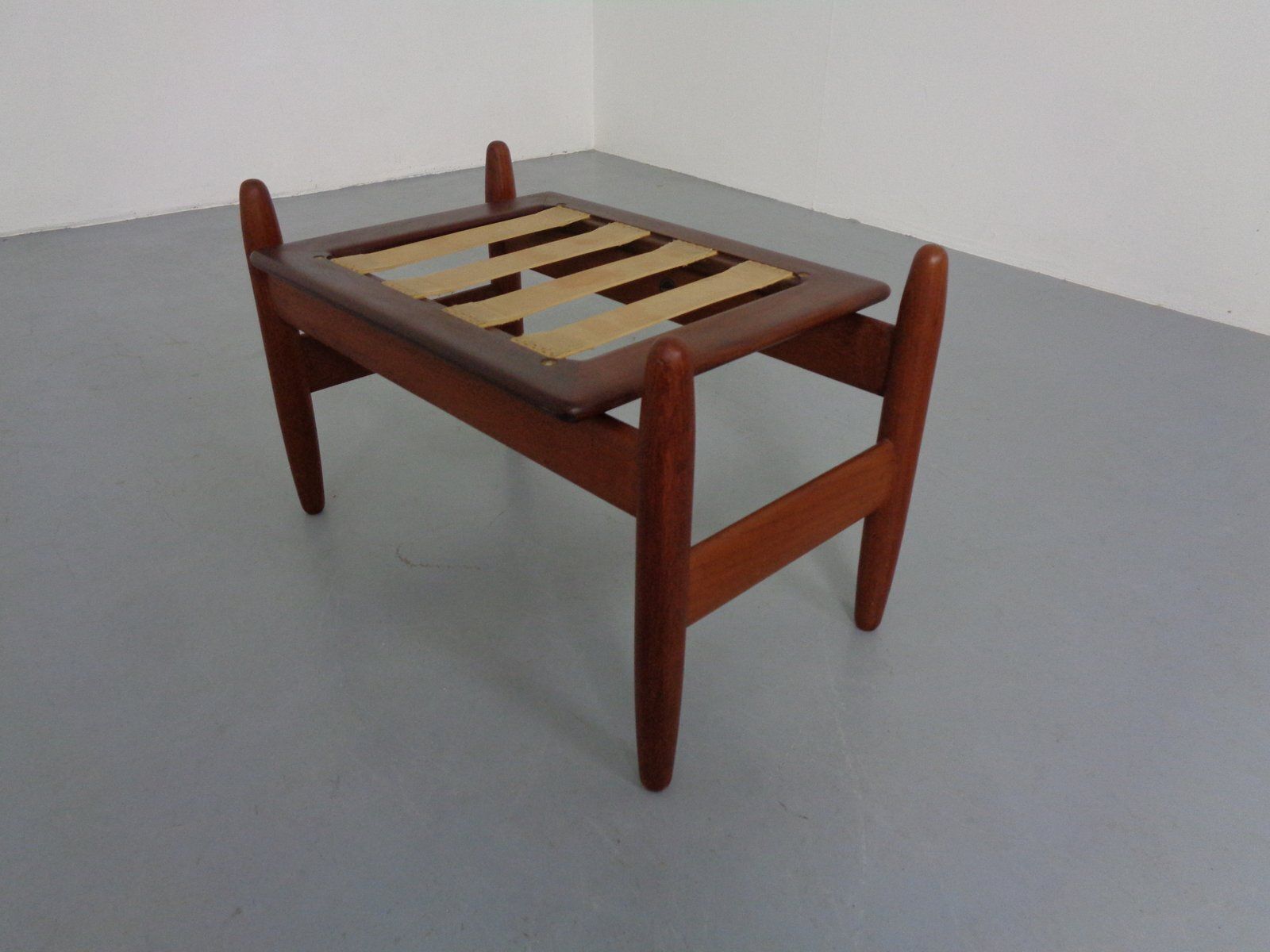 photo for sale Danish Teak Stool By Hans Olsen For Frem Røjle, 1960s