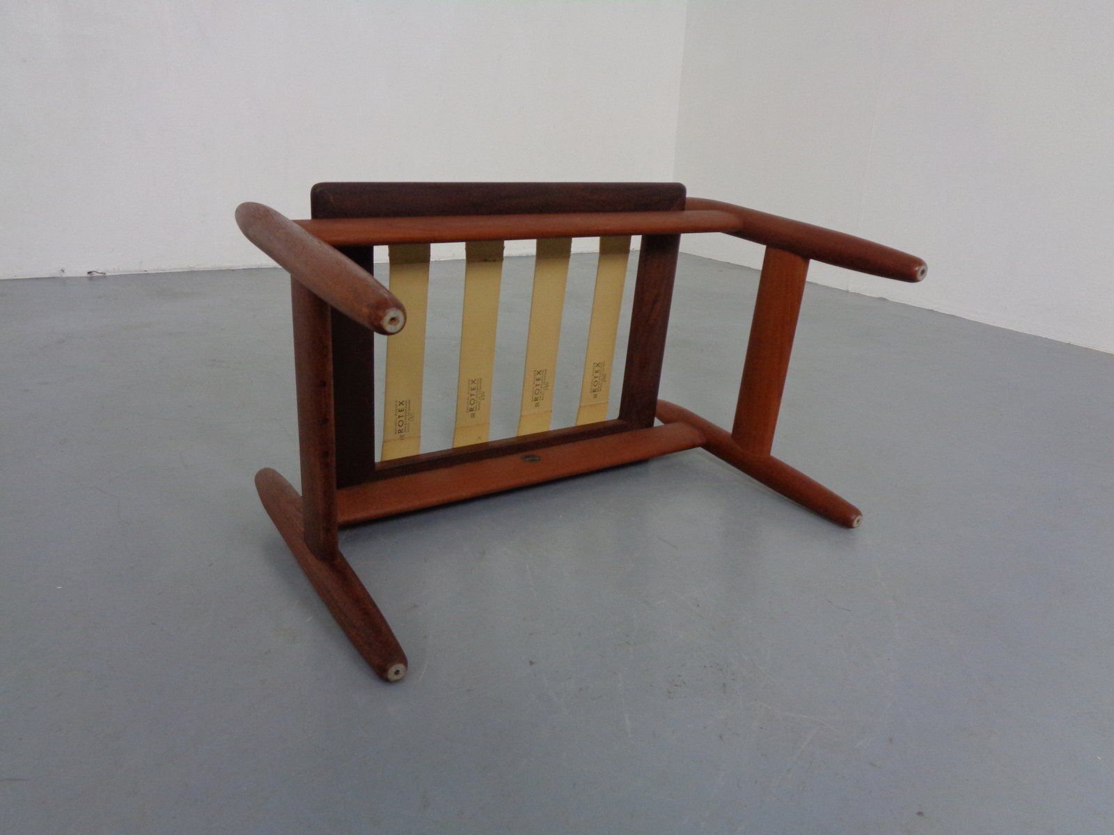 406.0 Danish Teak Stool By Hans Olsen For Frem Røjle, 1960s photo