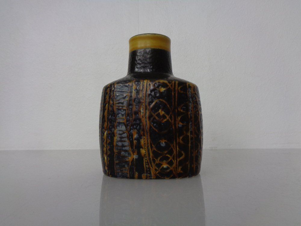 Baca Fajance Studio Ceramic Vase By Nils Thorsson For Royal Copenhagen Denmark 1960s photo furniture