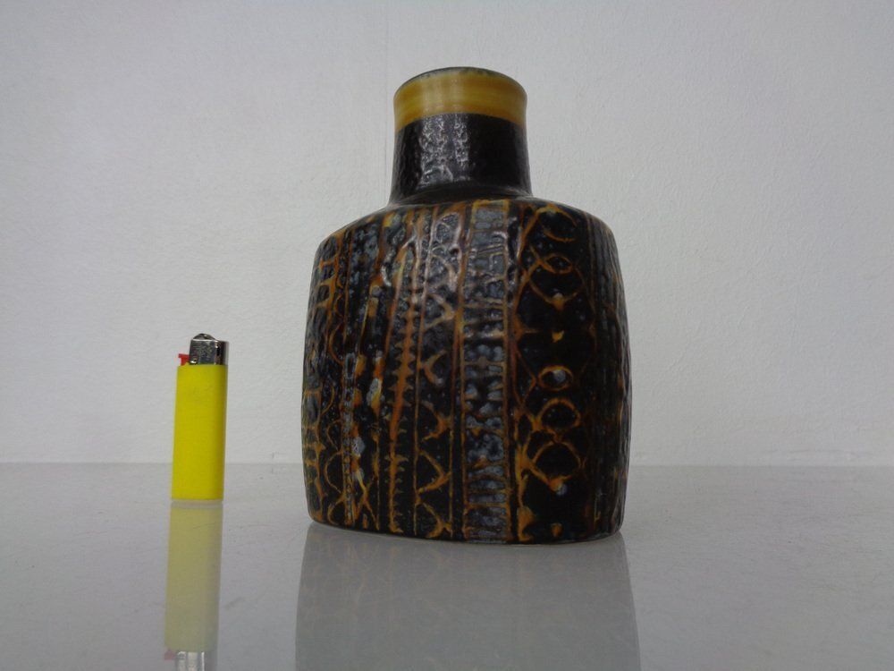 Baca Fajance Studio Ceramic Vase By Nils Thorsson For Royal Copenhagen Denmark 1960s photo for sale