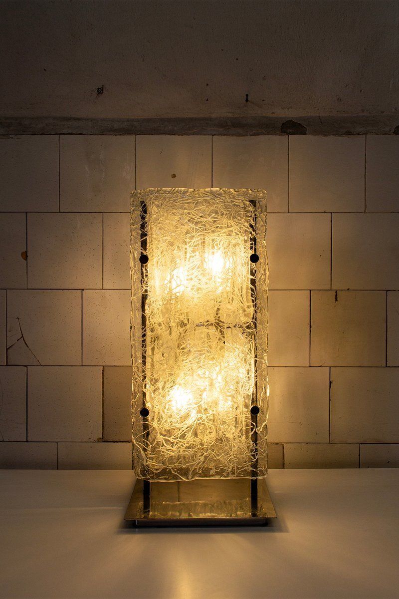 Table Lamp By Toni Zuccheri For Mazzega Italy 1970s photo Lighting