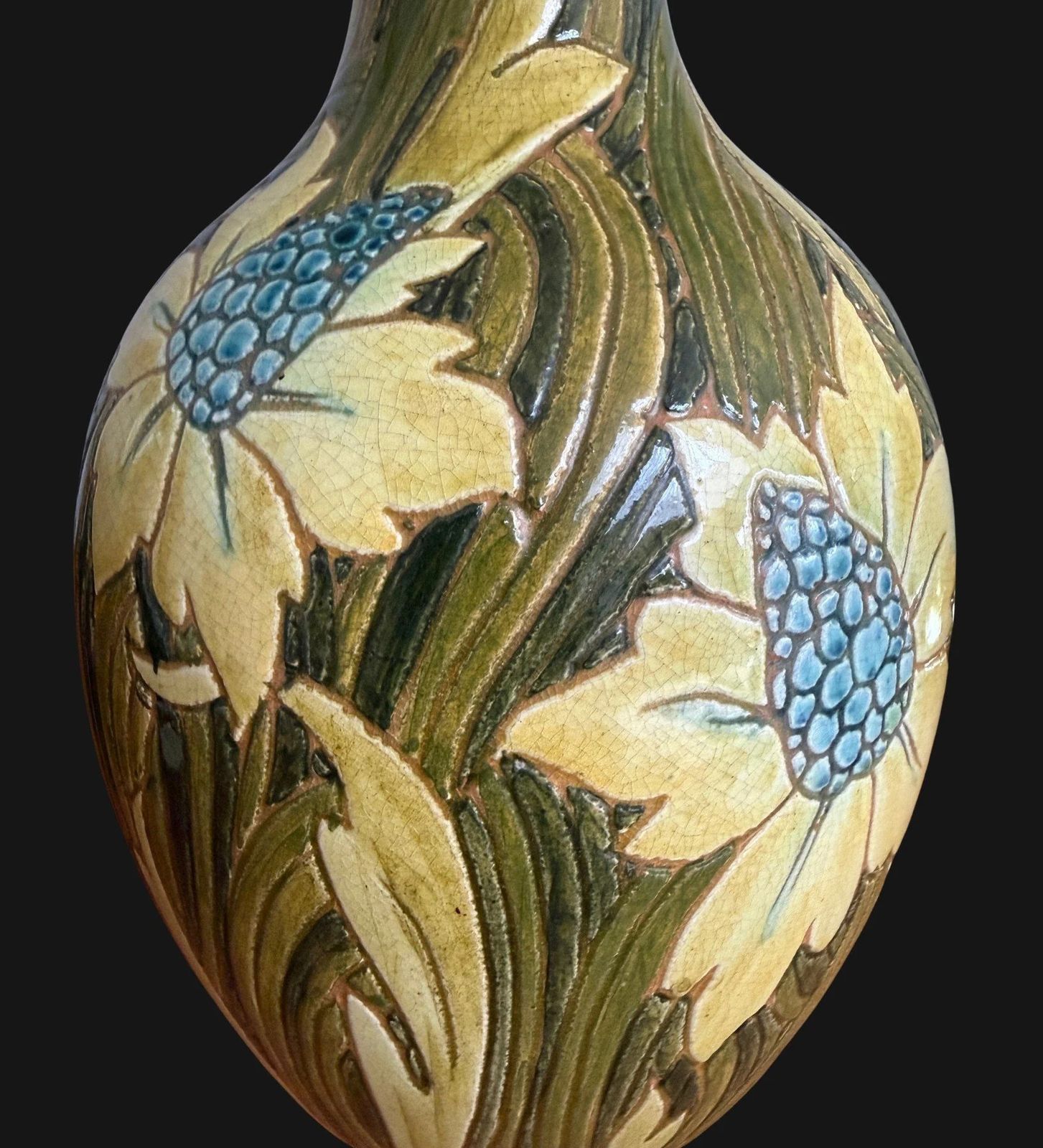 Della Robbia Vase In An Art Nouveau Design photo 2530.0