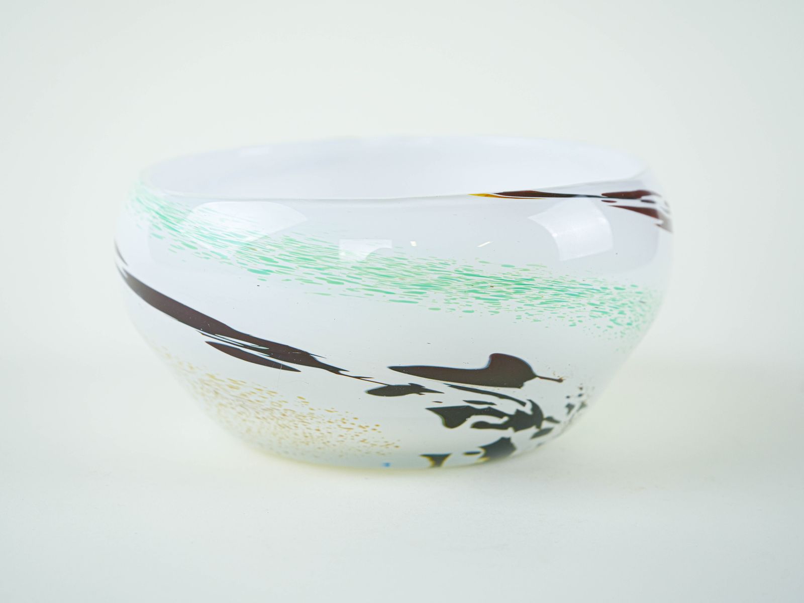 Glass Bowl, Danish Design, 1970s, Made In Denmark photo furniture