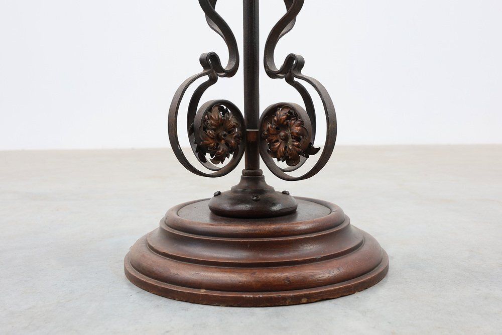 Art Nouveau Planter In Metal And Copper, France, 1920s photo vinterior