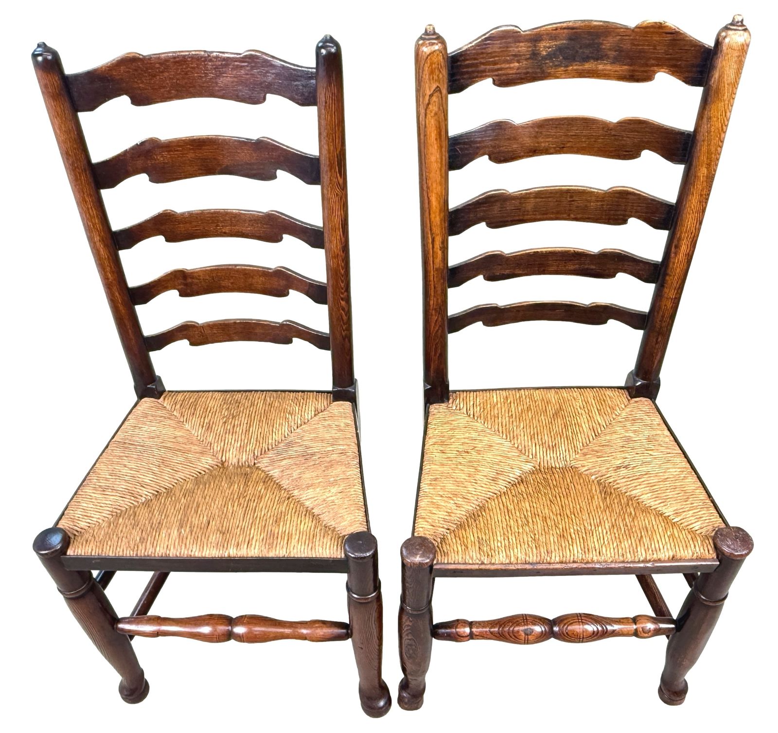 Ensemble de 10 chaises de cuisine à barreaux de style georgien, début du XIXe siècle (Angleterre, vers 1820) photo 6800.0
