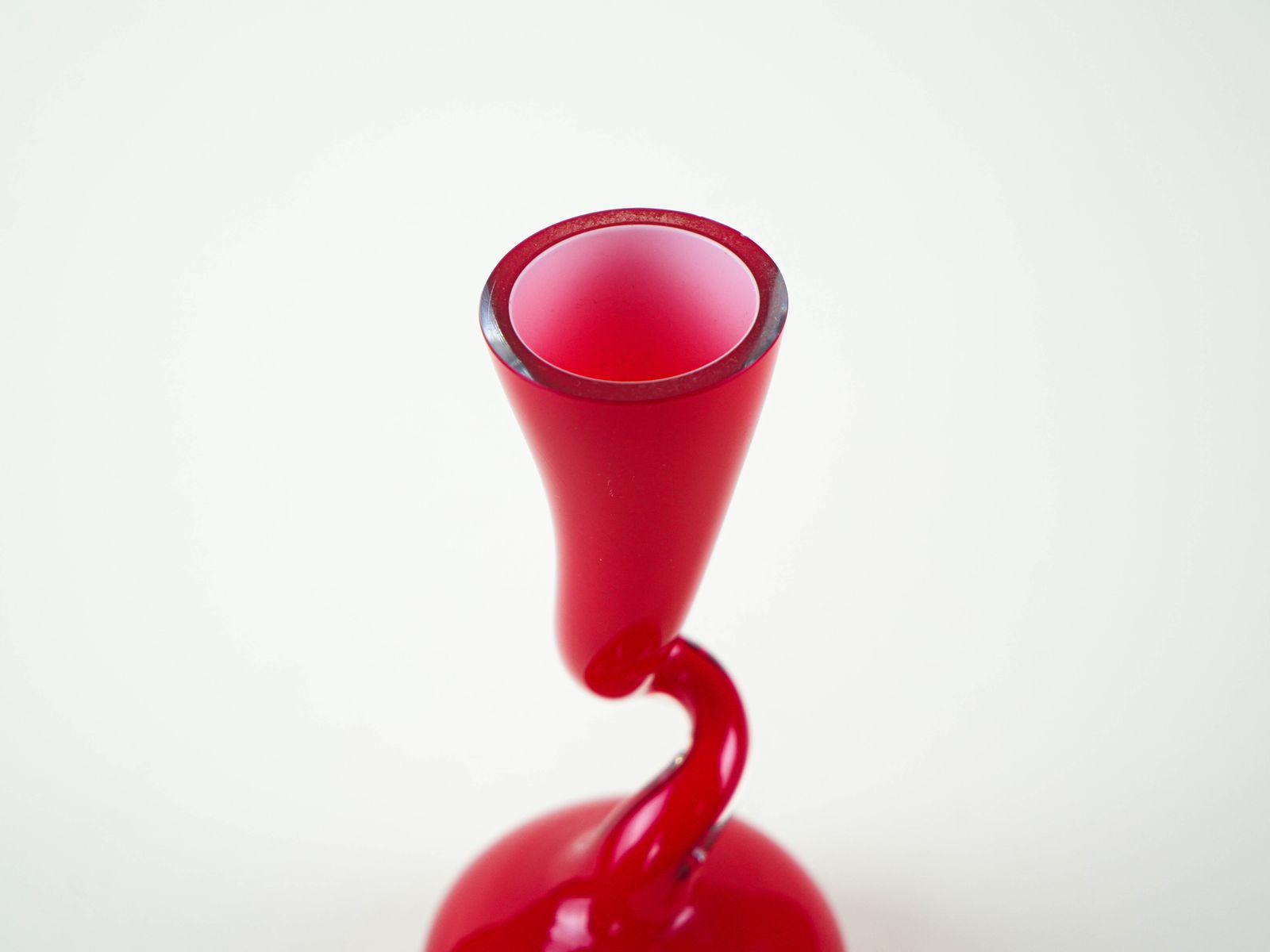 Red Vase, Swing Vase, Danish Design, Manufactured By Normann Copenhagen, Designed By Britta Bonnesen photo vinterior