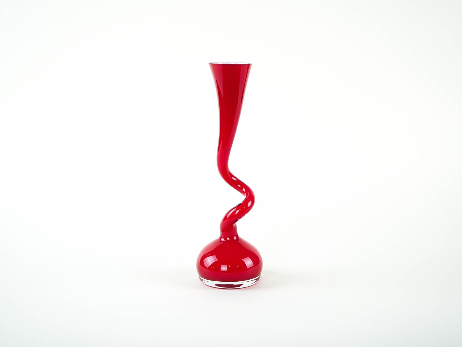 Red Vase, Swing Vase, Danish Design, Manufactured By Normann Copenhagen, Designed By Britta Bonnesen photo Home Decor