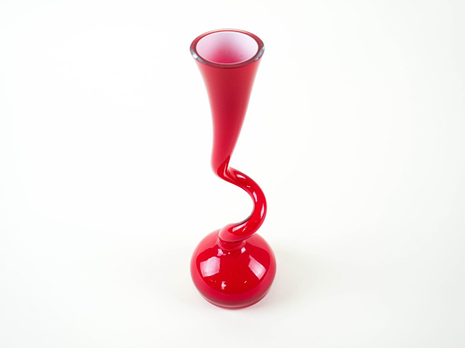 Red Vase, Swing Vase, Danish Design, Manufactured By Normann Copenhagen, Designed By Britta Bonnesen photo 299.0