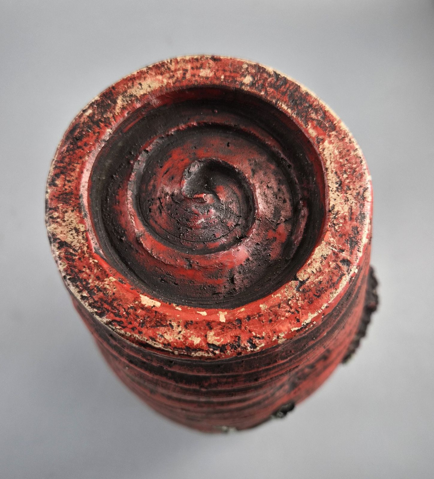 Woonaccessoires Zeldzame Sumida Gawa vaas, Meiji Taisho periode Japans aardewerk, gesigneerd Hiroshi photo