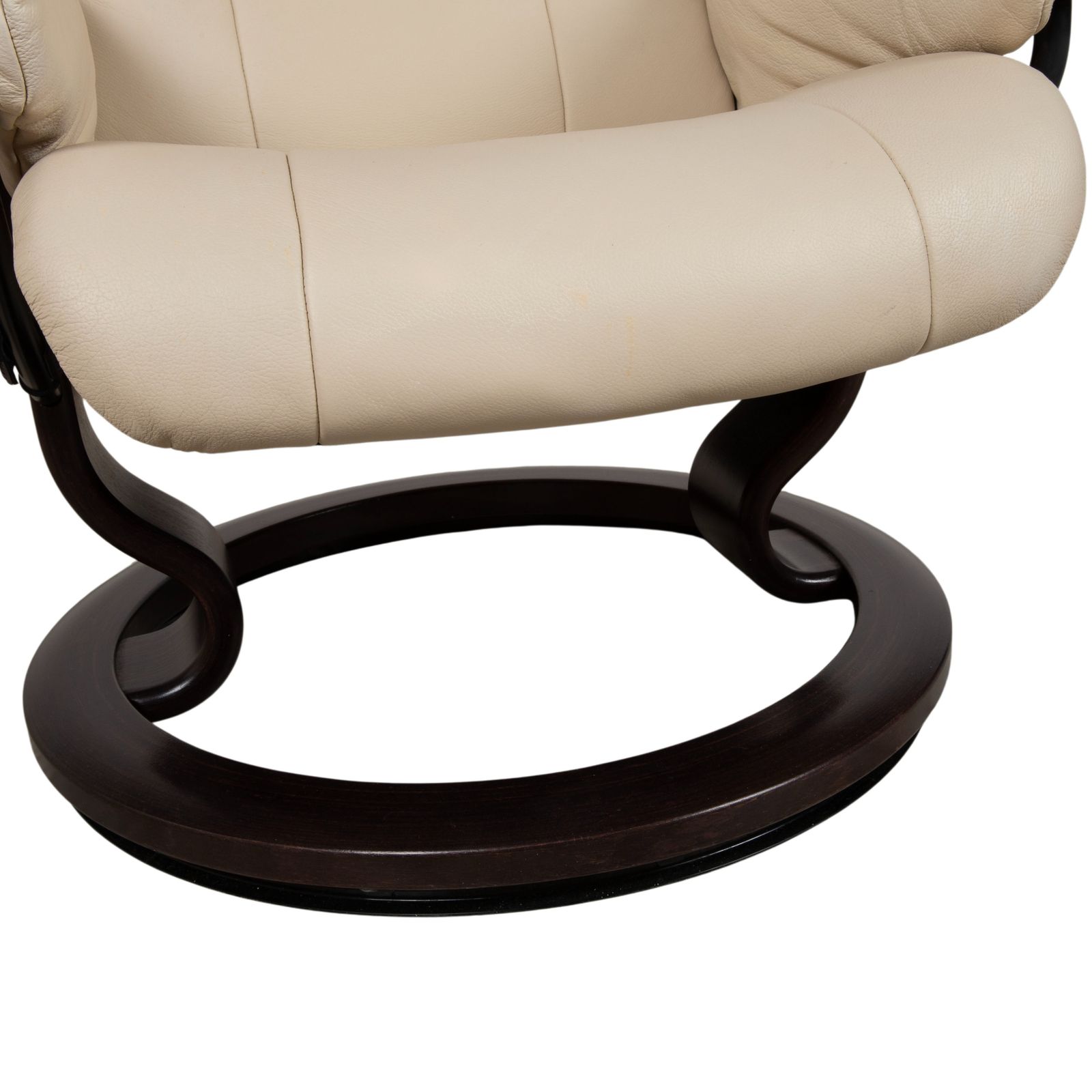 photo for sale Fauteuil Stressless Mayfair en cuir, crème beige coquille d'œuf