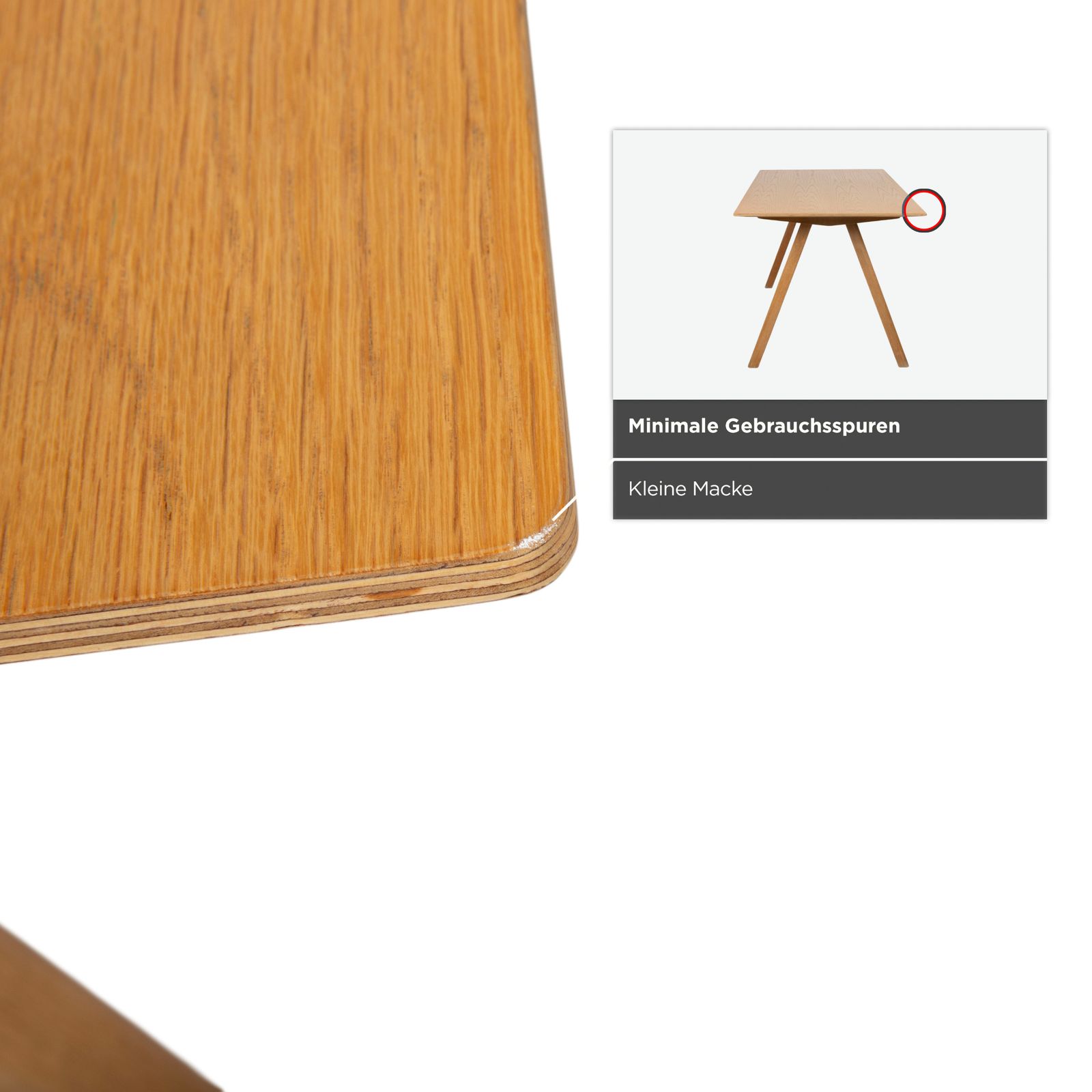 Table à manger Hay CPH 30 en bois, marron, 160 x 80 cm photo vintage