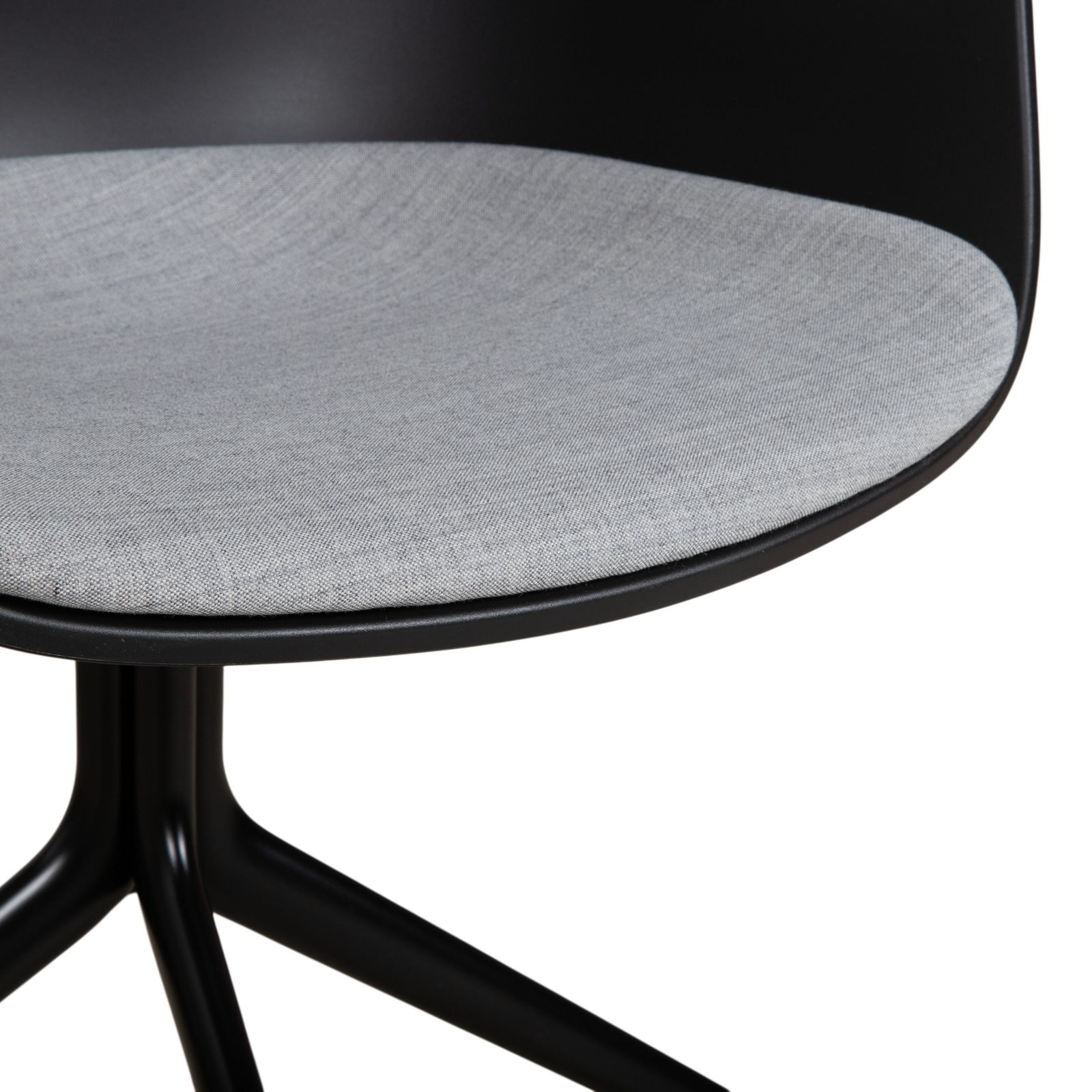 Lot de 4 chaises Hay AAC20 en plastique, grises et noires, fonction manuelle photo buy