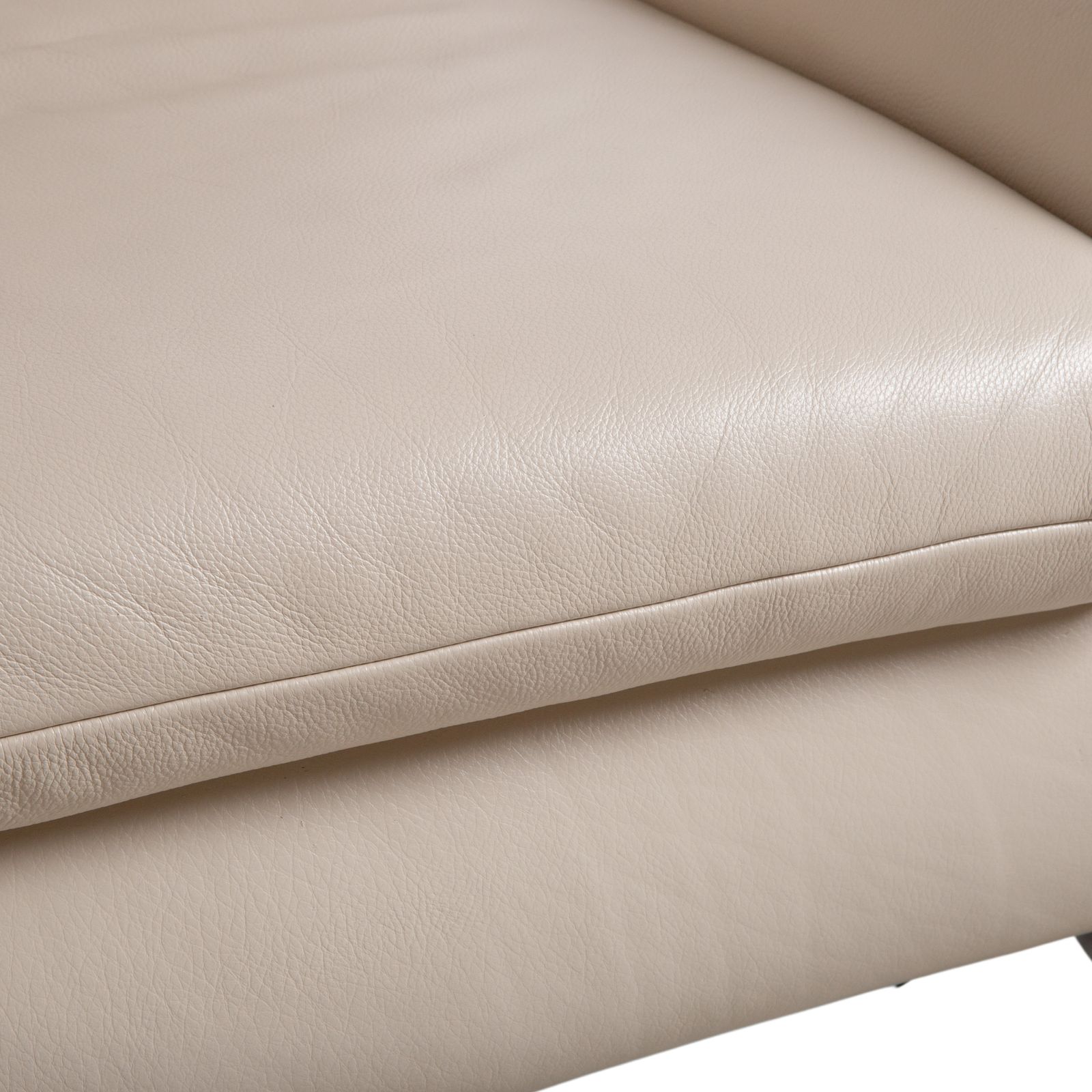 Koinor Rossini Leren Fauteuil Crème Handmatige Functie photo buy