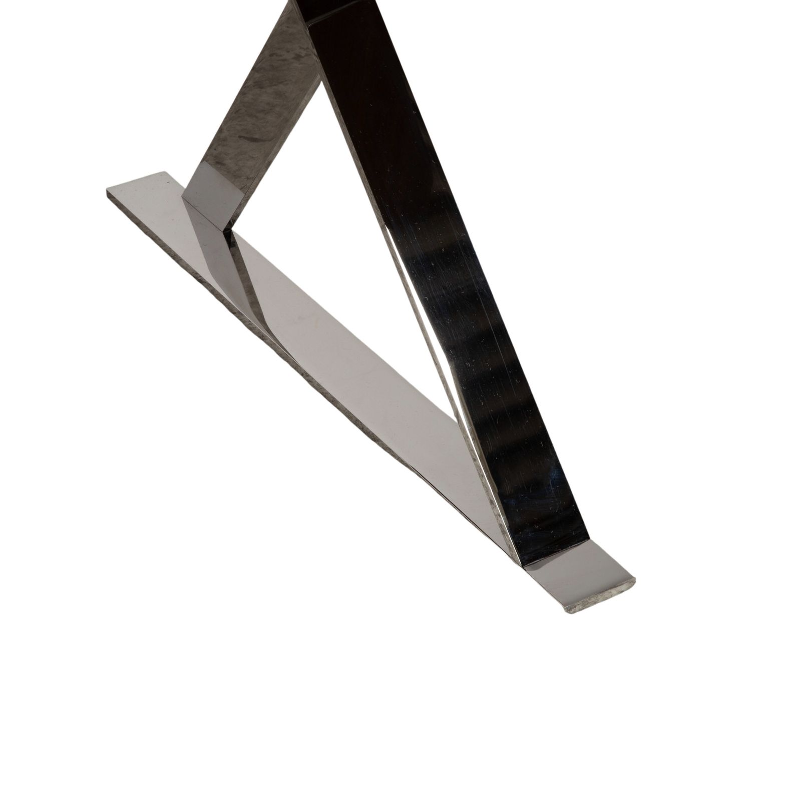 Table à manger Maxalto Max en bois, brun et chrome, 240 x 110 cm photo vintage