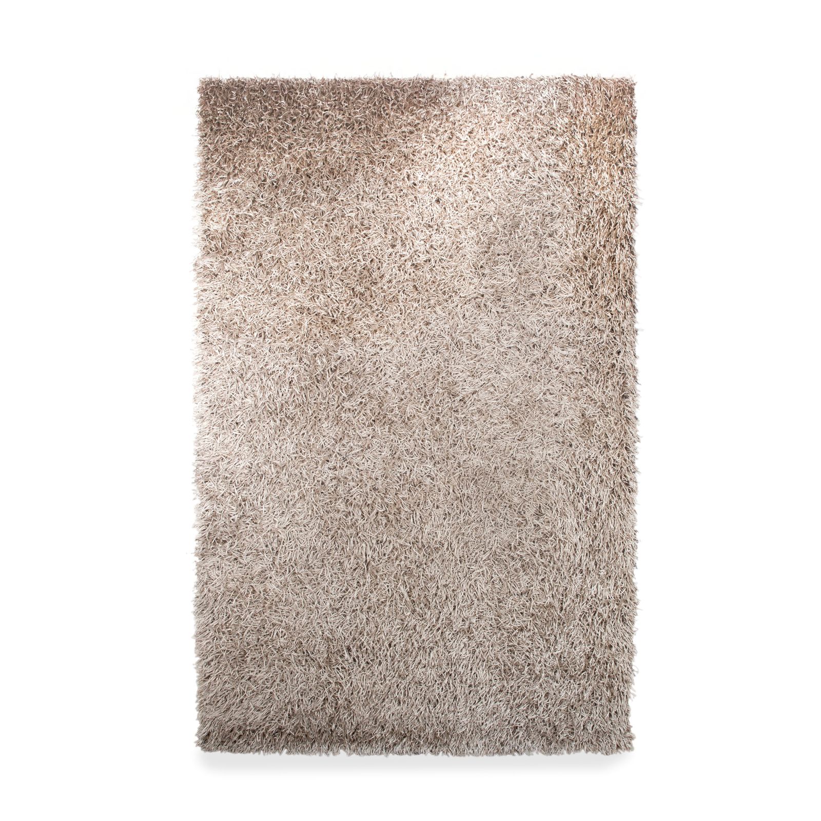 Tapis Kymo en tissu, gris beige