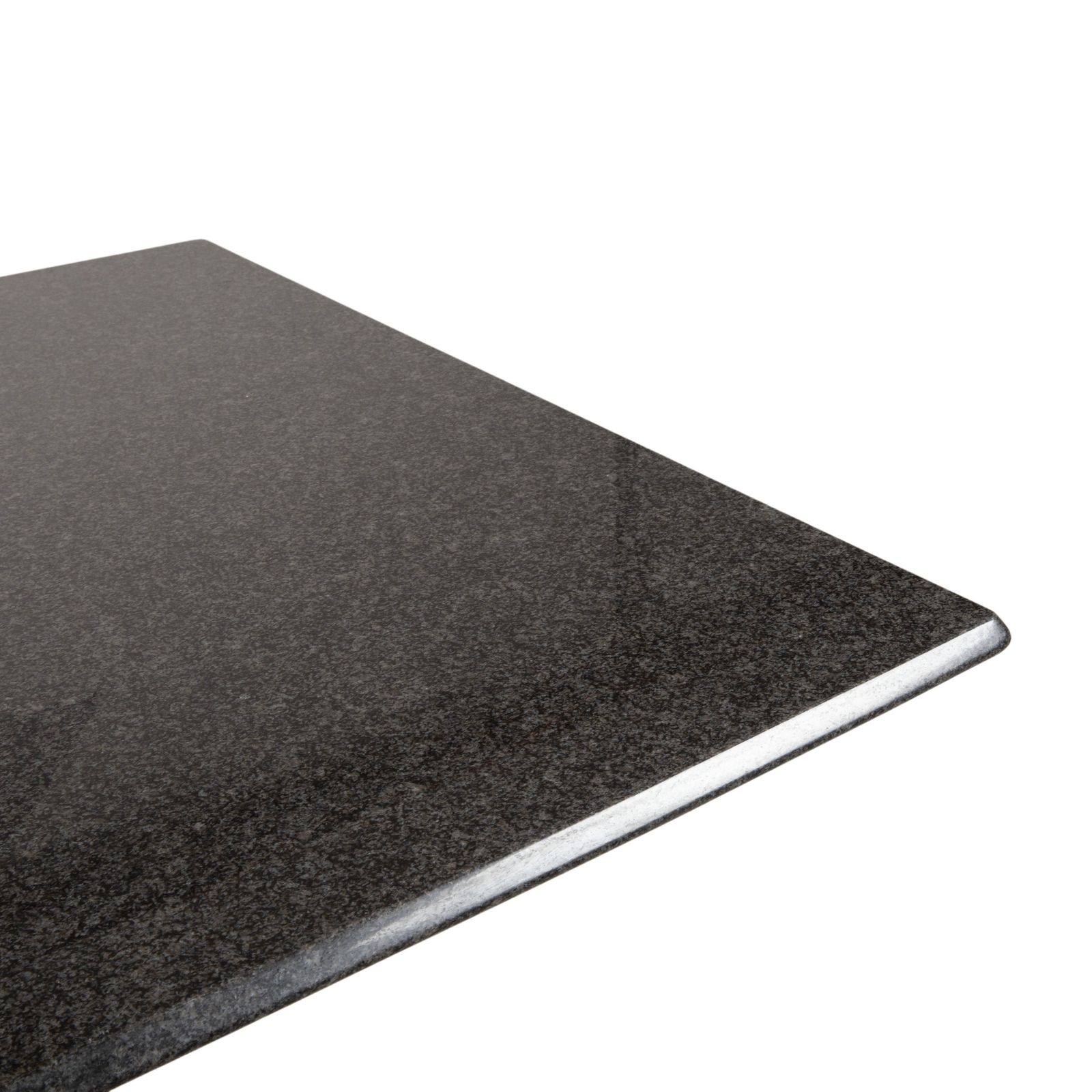Table à manger Draenert en granit noir gris anthracite, 160 x 96 cm photo for sale