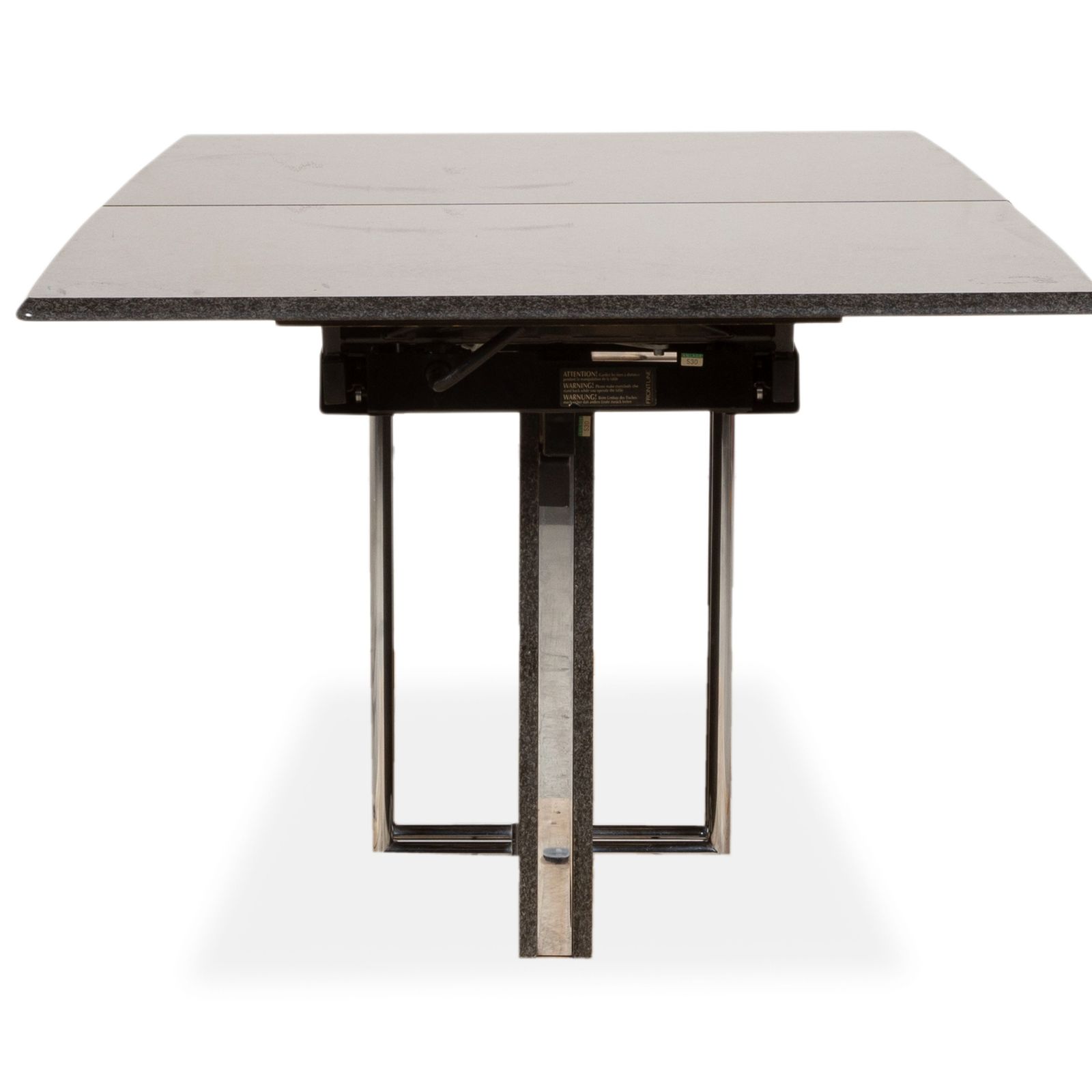 photo furniture Table à manger Draenert en granit noir gris anthracite, 160 x 96 cm