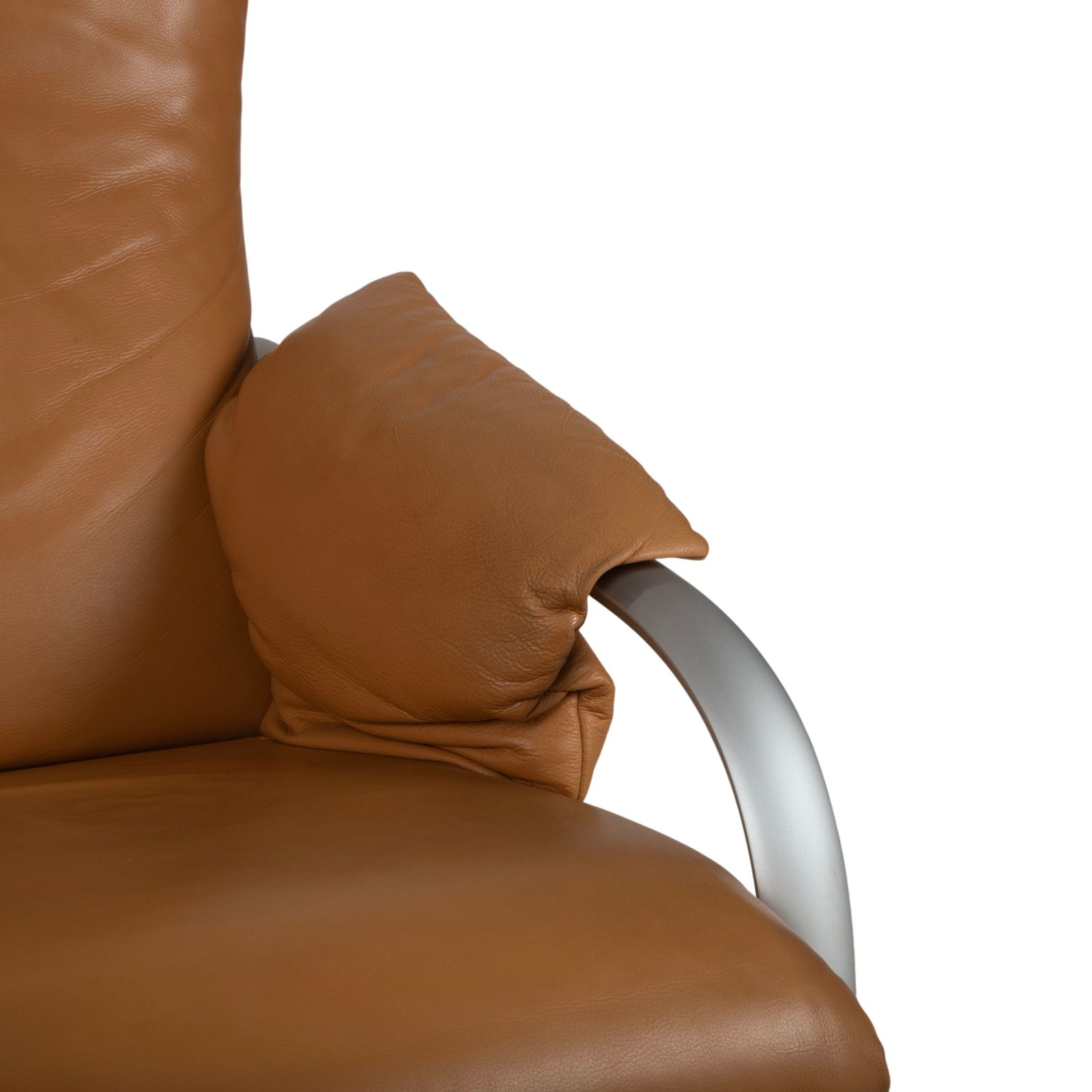 photo furniture Fauteuil Rolf Benz 5100 en cuir cognac, fonction manuelle, fonction inclinable