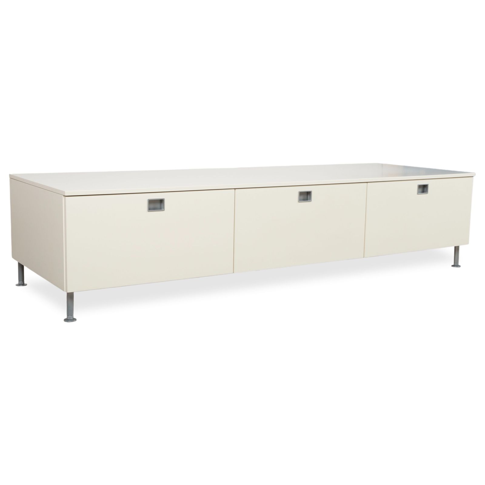Buffet Lema en bois, blanc crème