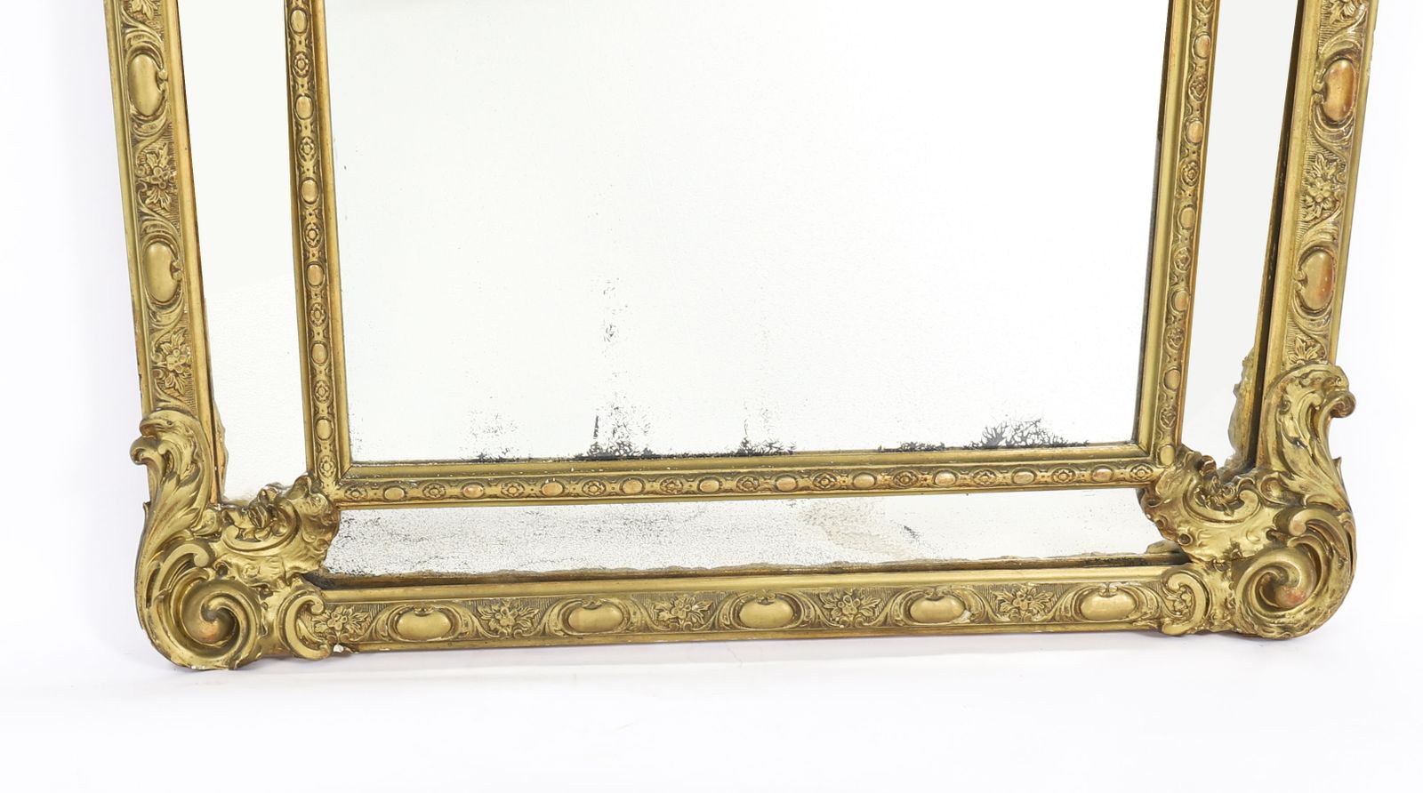 Antique Giltwood Louis Revival Overmantel Mirror C1860 169 X 105cm photo 1850.0