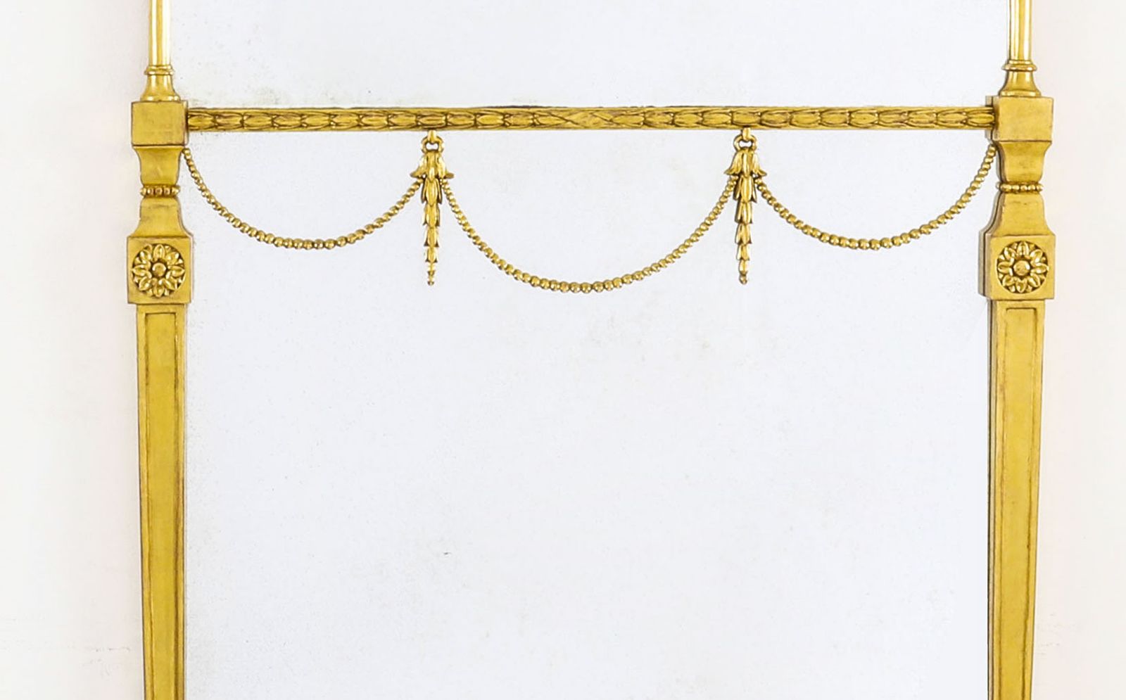 Pair 6ft George III Adam Revival Giltwood Mirrors 19th C 190 X 76cm photo buy