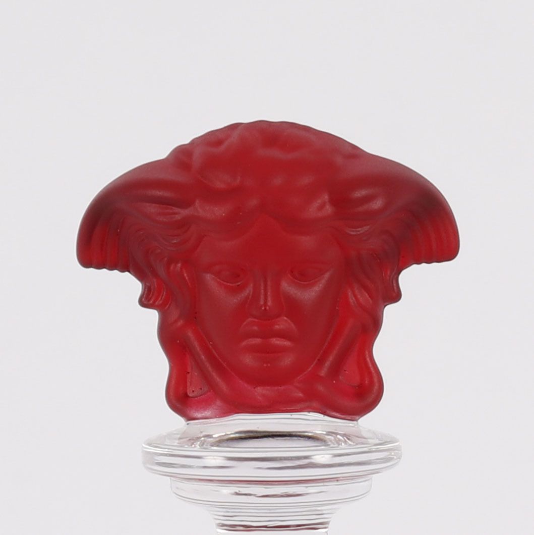 Vintage Rosenthal Glass Versace Medusa Bottle Stopper 20th Century photo vintage