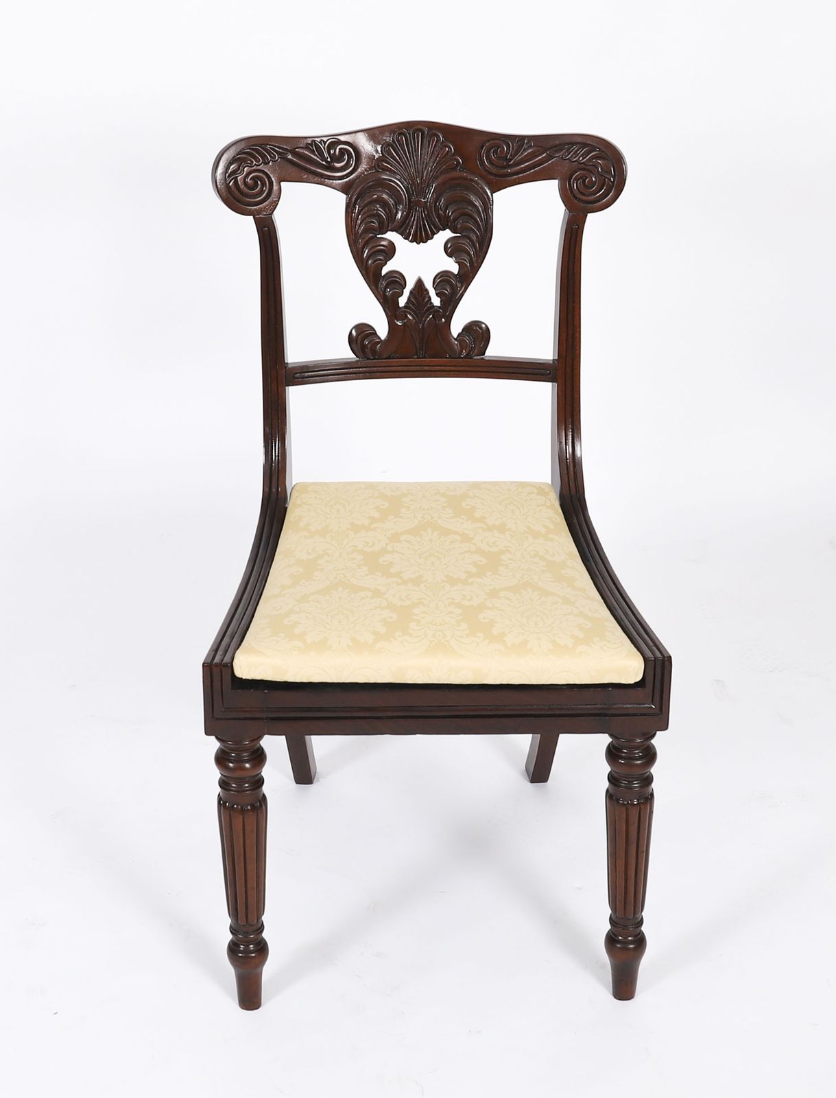 Antique Set 12 Irish Regency Bar Back Dining Chairs C1825 19th C photo Furniture