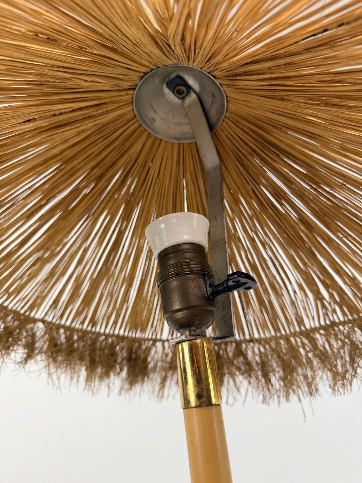 Bamboo Floor Lamp By Rupert Nikoll Austria. photo vinterior