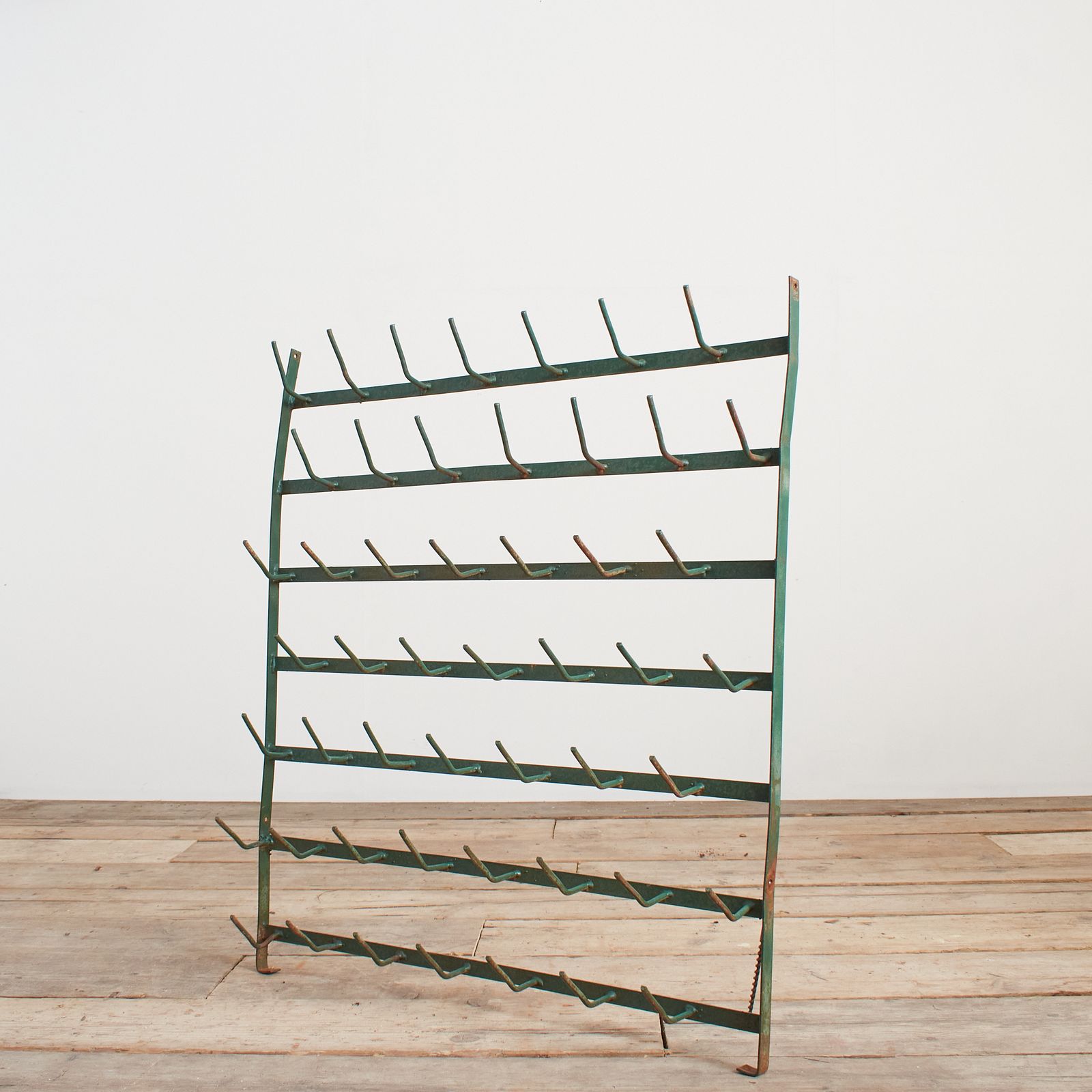 Antique Wall Bottle Drying Rack  B.