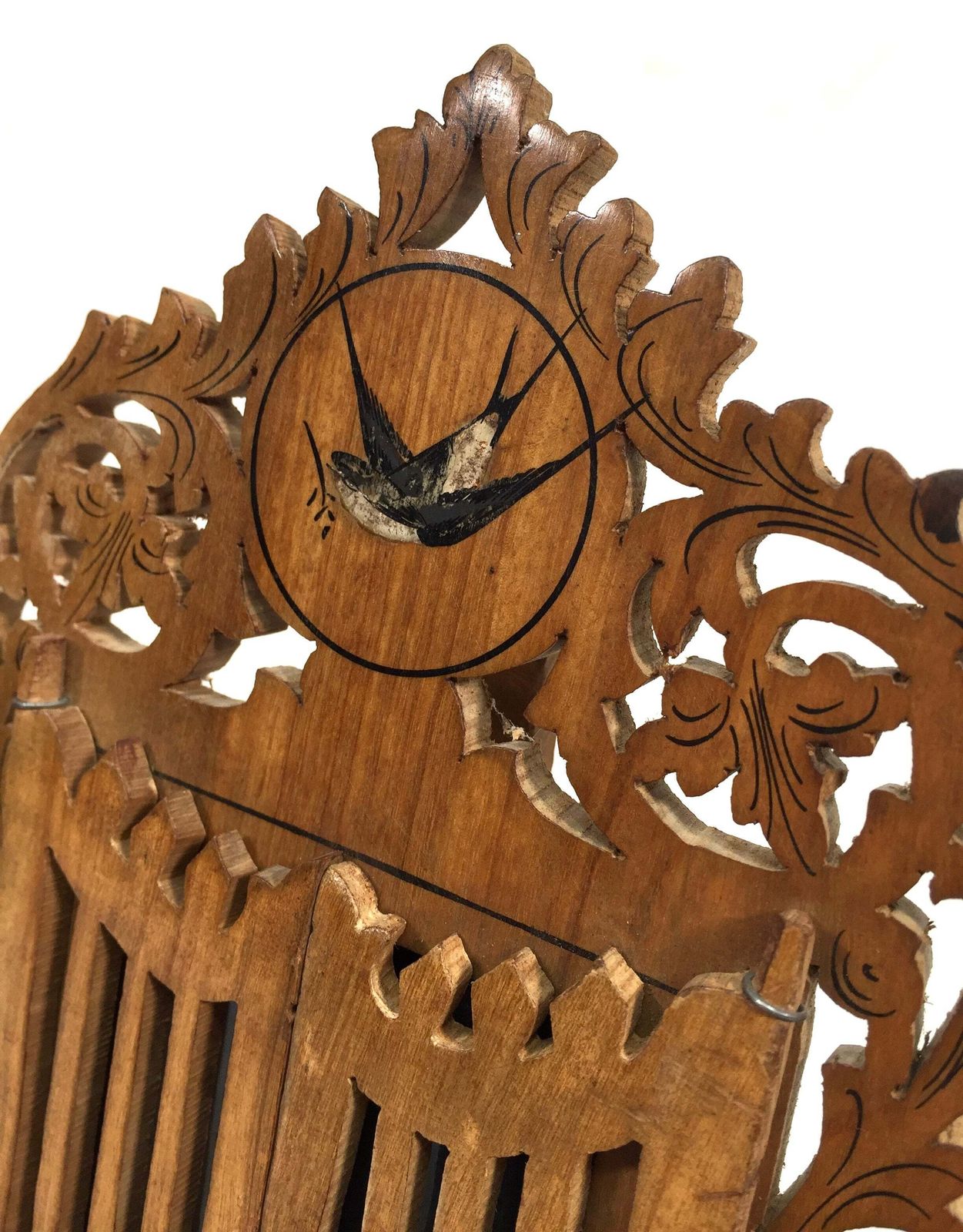 Antique Pair Of Italian Olive Fruitwood Carved Photo Frames / Photography Frames. photo 119.0