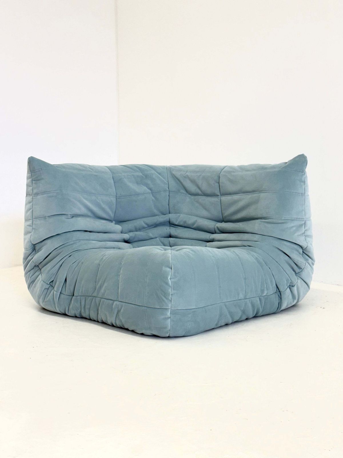 Ligne Roset Togo Corner Element 1 Seater In Light Blue
