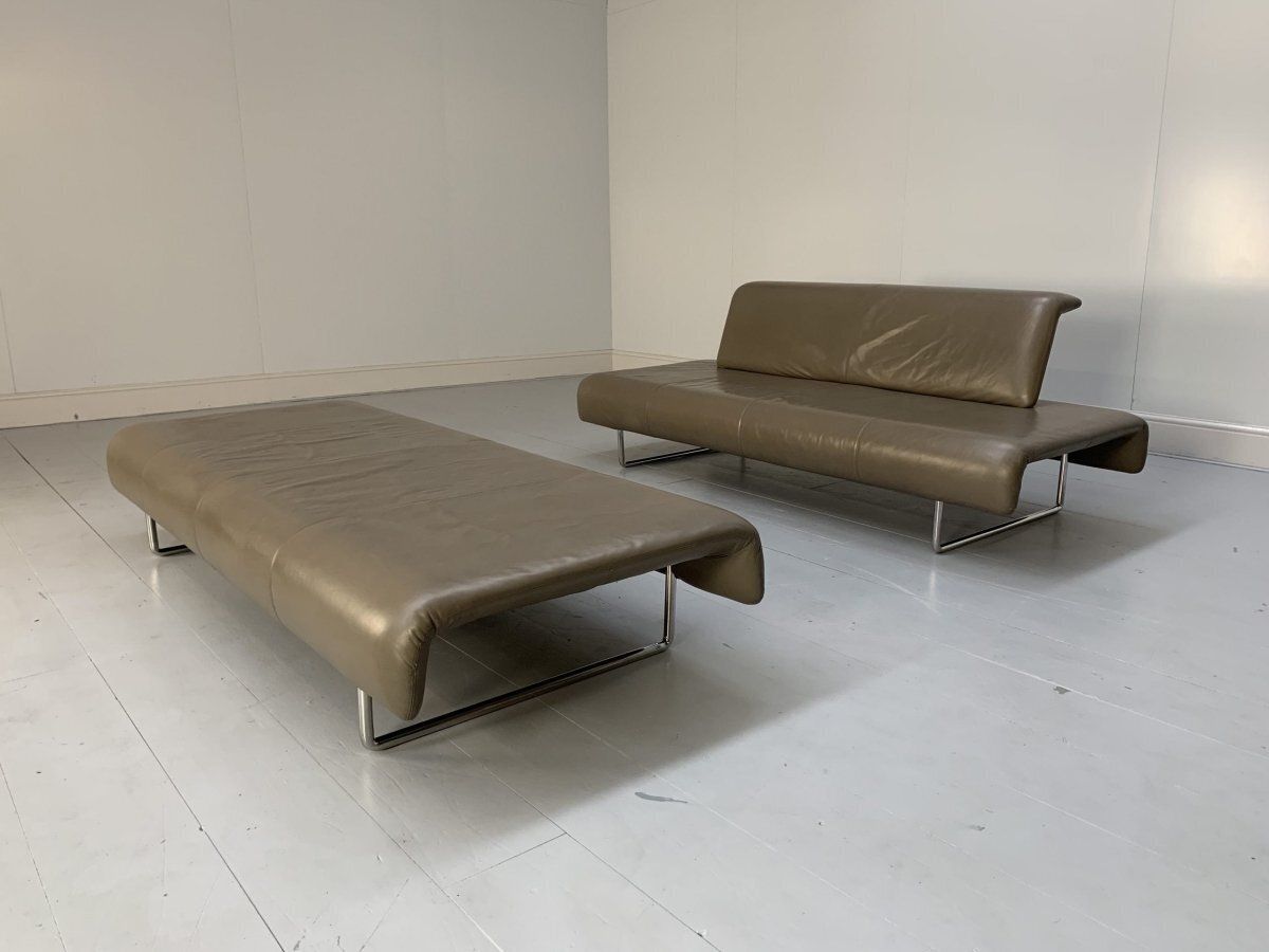 B&B Italia Cloud Sofas   In Grey Gamma Leather, Set Of 2 photo furniture