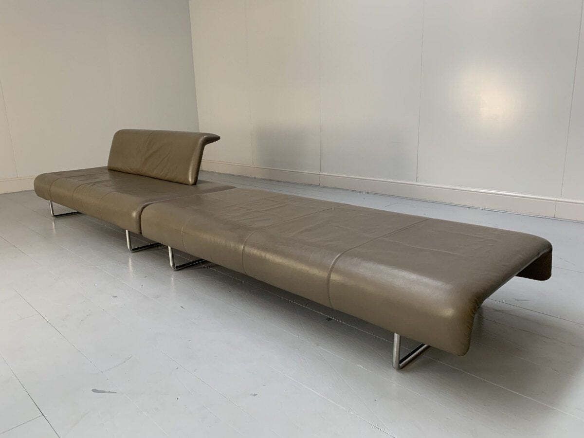 B&B Italia Cloud Sofas   In Grey Gamma Leather, Set Of 2 photo buy