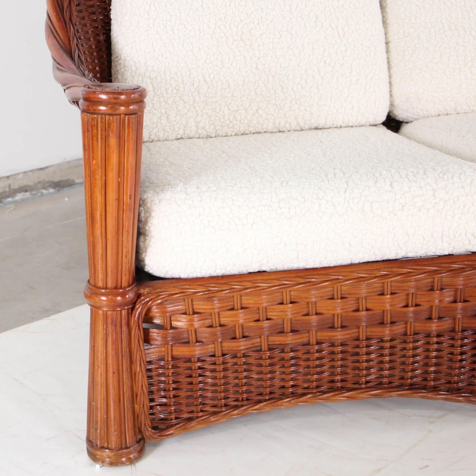 Rattan Living Room Set, 1970s photo vinterior