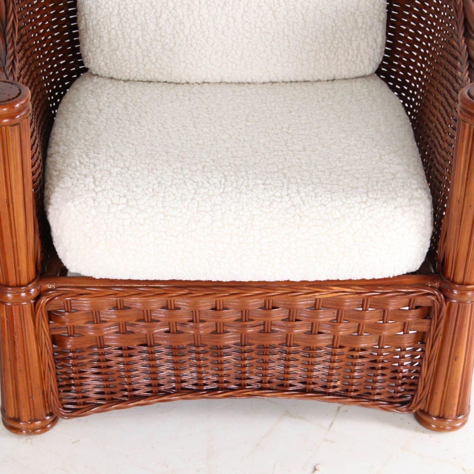photo furniture Rattan Living Room Set, 1970s