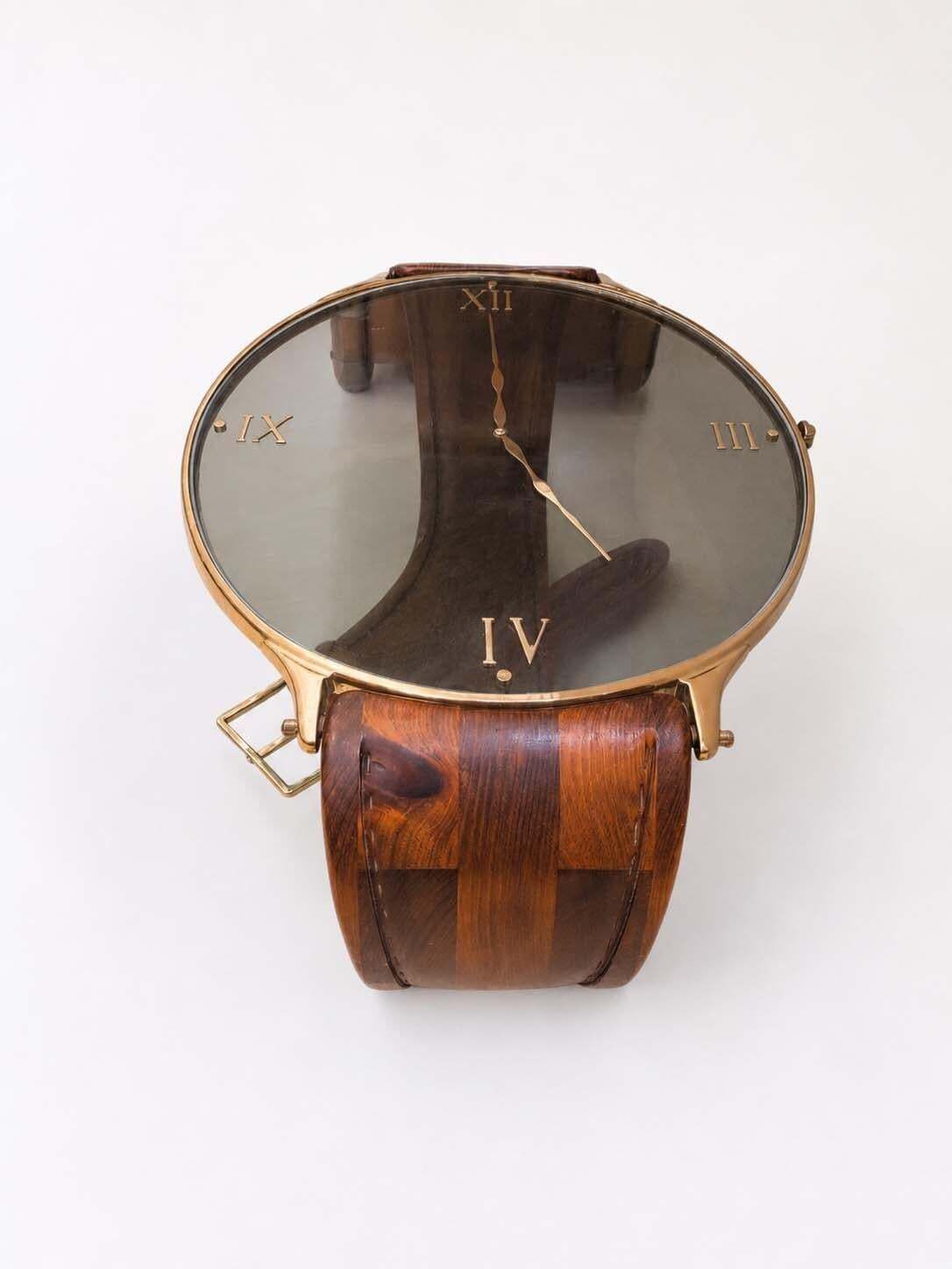 Rare Italian Design Sculptural ''Watch'' Coffee Table Attr. To Ds Florence 1960 photo 16709.0