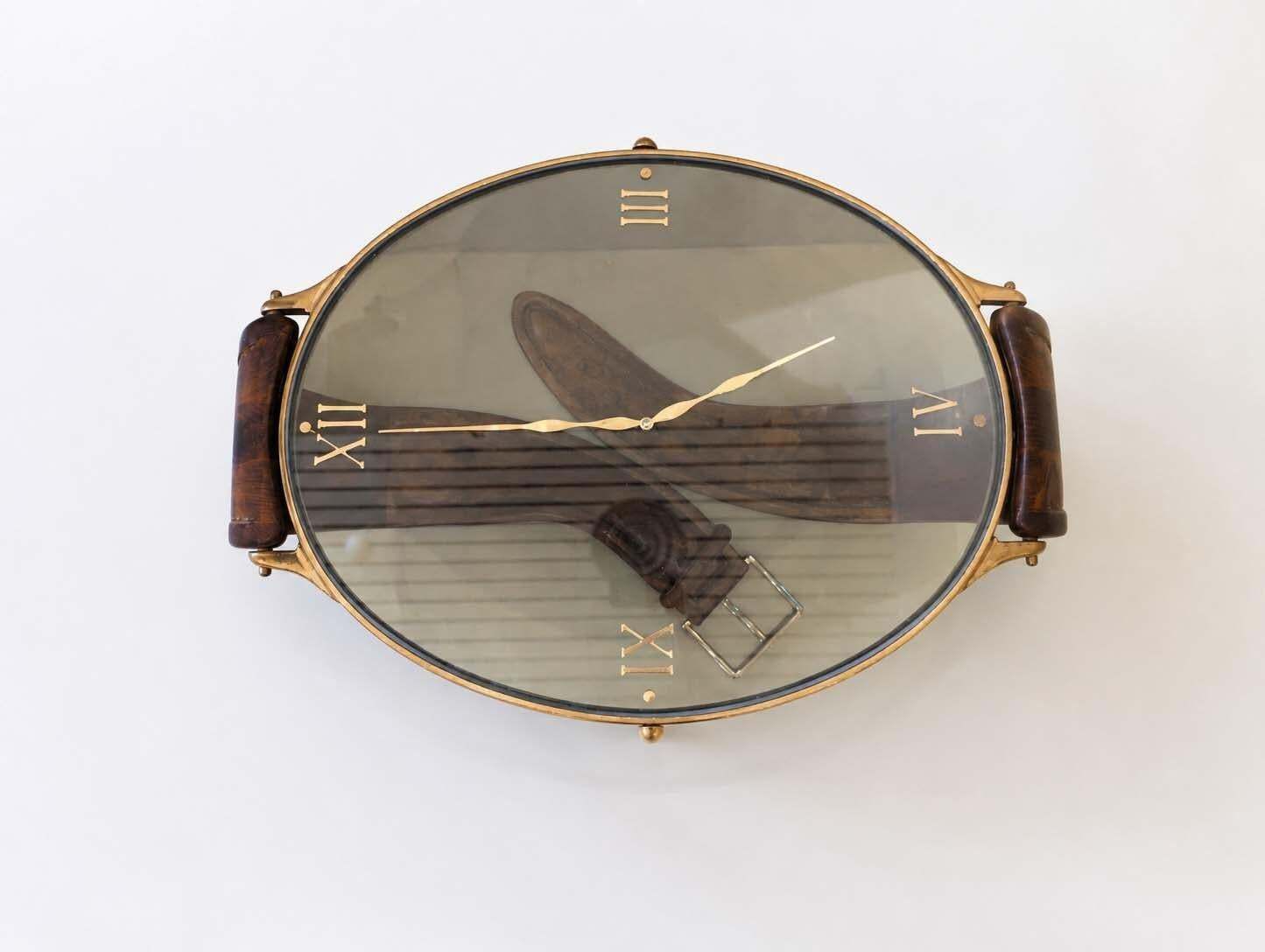 Rare Italian Design Sculptural ''Watch'' Coffee Table Attr. To Ds Florence 1960 photo buy