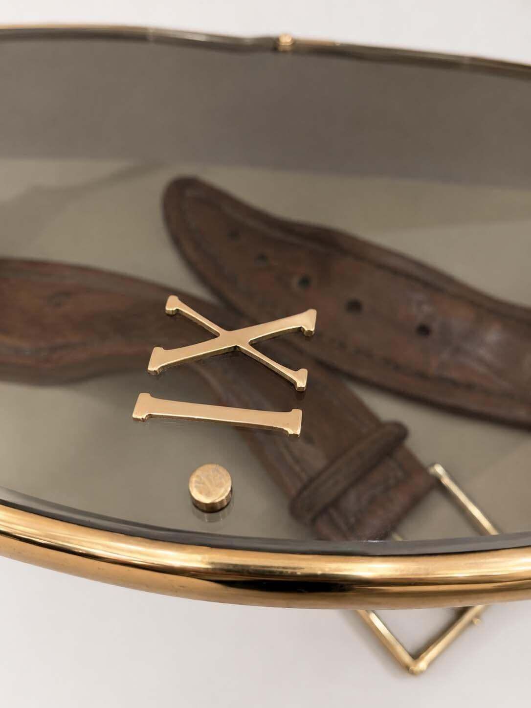 Rare Italian Design Sculptural ''Watch'' Coffee Table Attr. To Ds Florence 1960 photo vintage