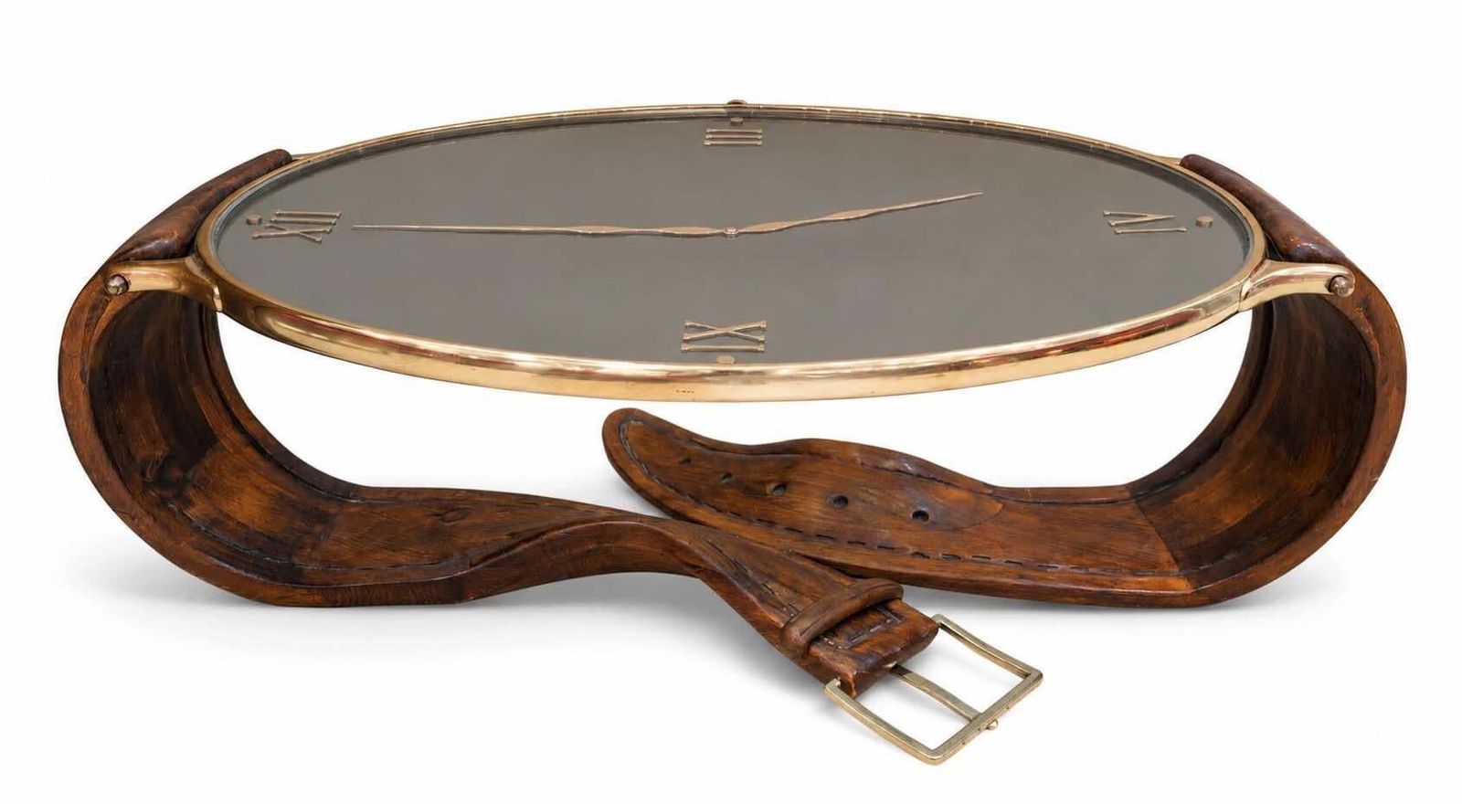 photo for sale Zeldzame Italiaanse design sculptuur-salontafel 'Watch', toegeschreven aan DS Florence, 1960