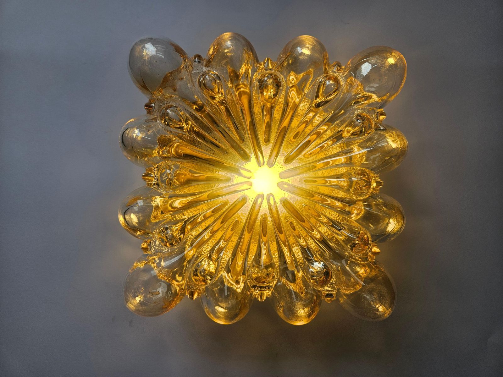 Zeldzame mid-century plafondlamp Limburg, Helena Tynell, Duitsland, jaren 1970 photo furniture