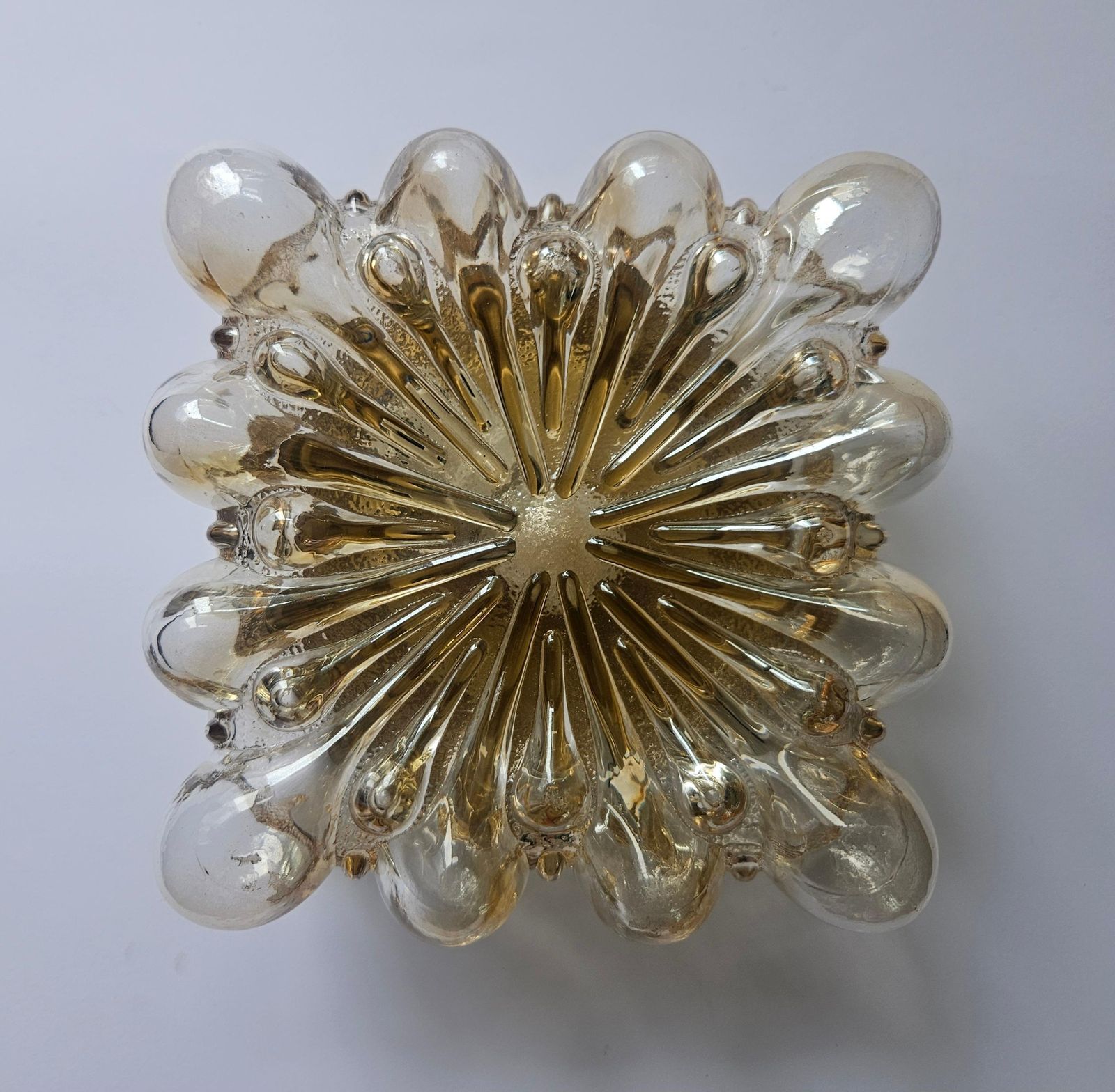 photo vinterior Zeldzame mid-century plafondlamp Limburg, Helena Tynell, Duitsland, jaren 1970