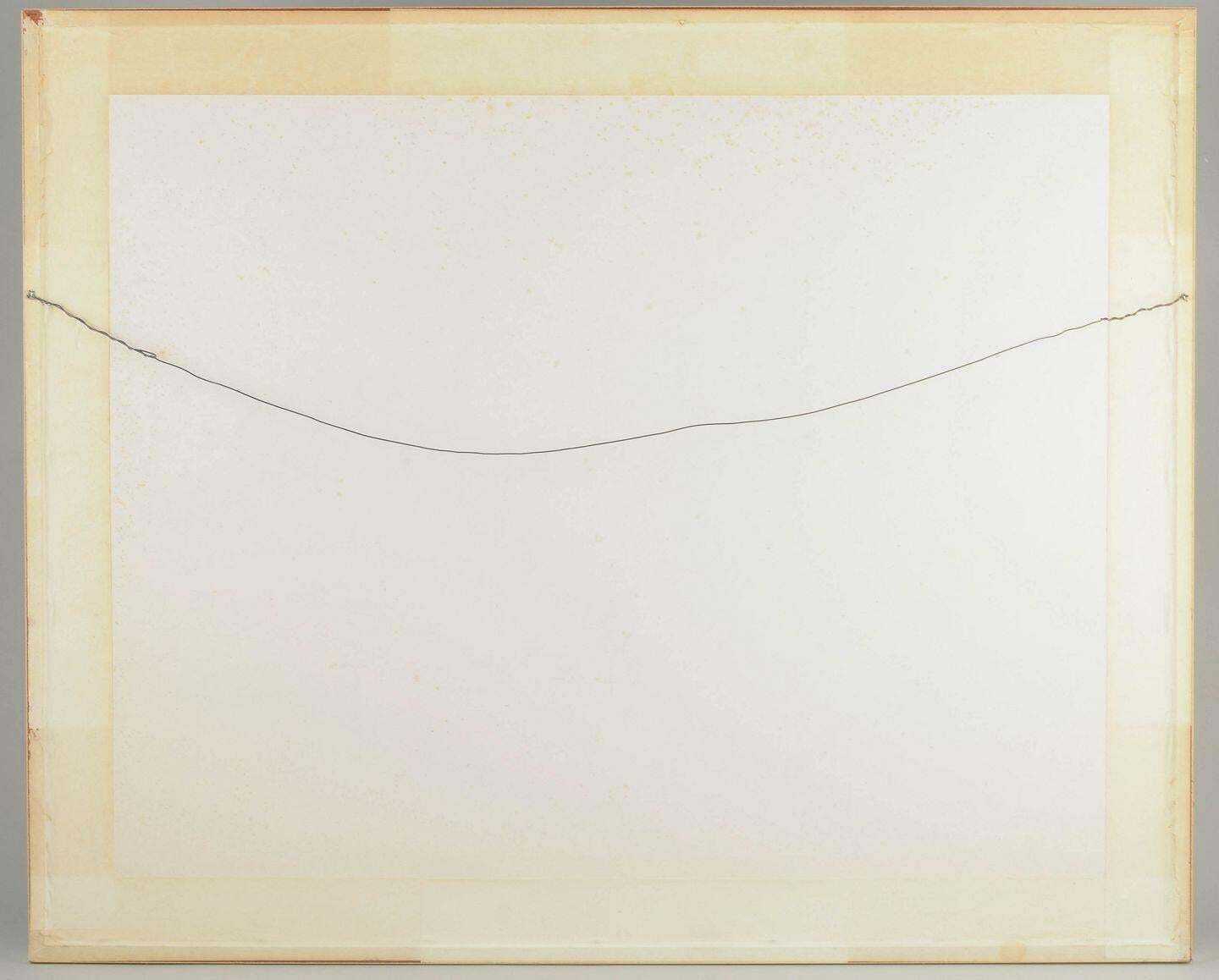 Jörgen Fogelqvist. Watercolor On Paper. Poetic Abstract Composition. Mid 20th C. photo 517.0