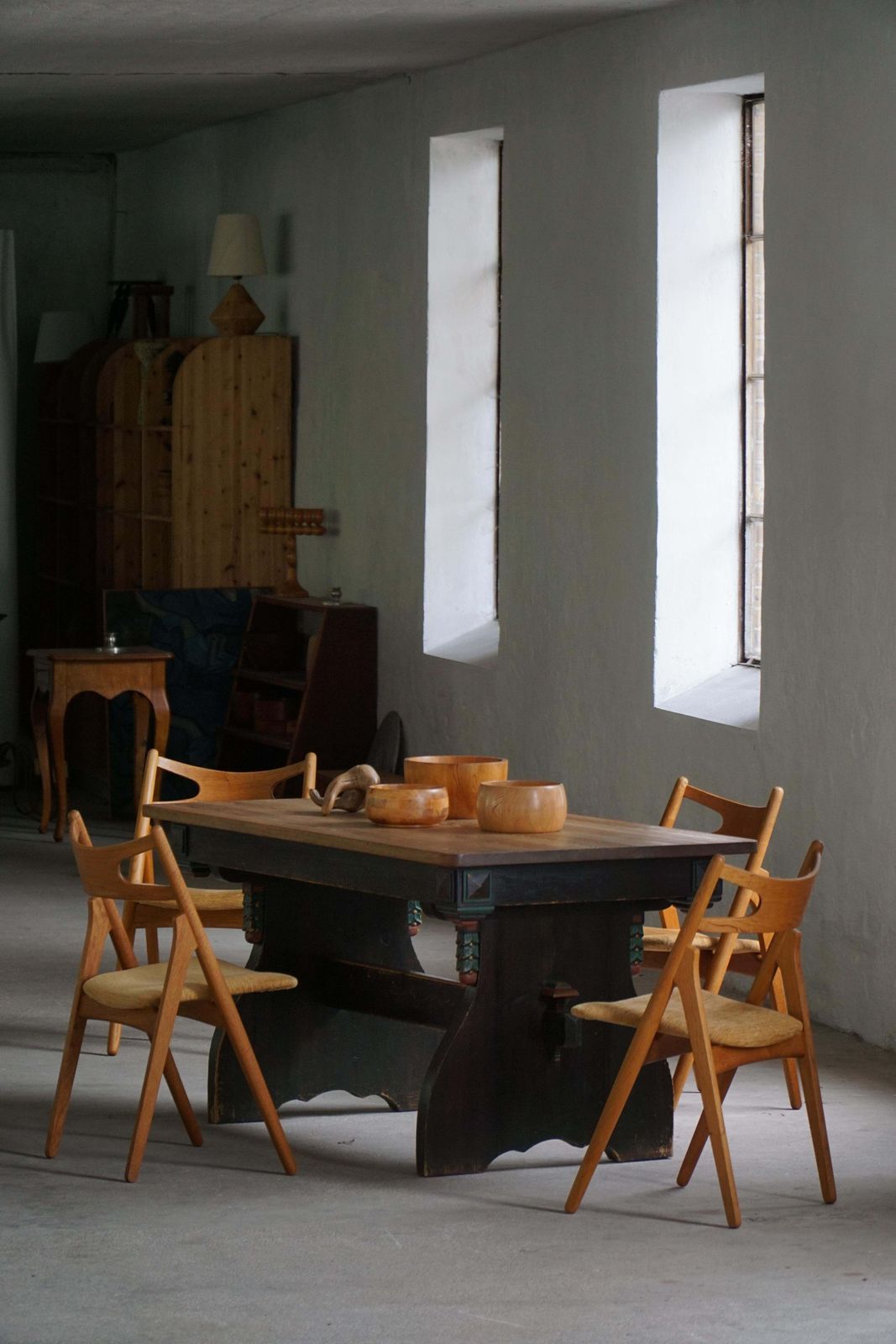 Set Of 6 Danish Ch29 Dining Chairs By Hans J. Wegner For Carl Hansen & Søn, 1951 photo Furniture