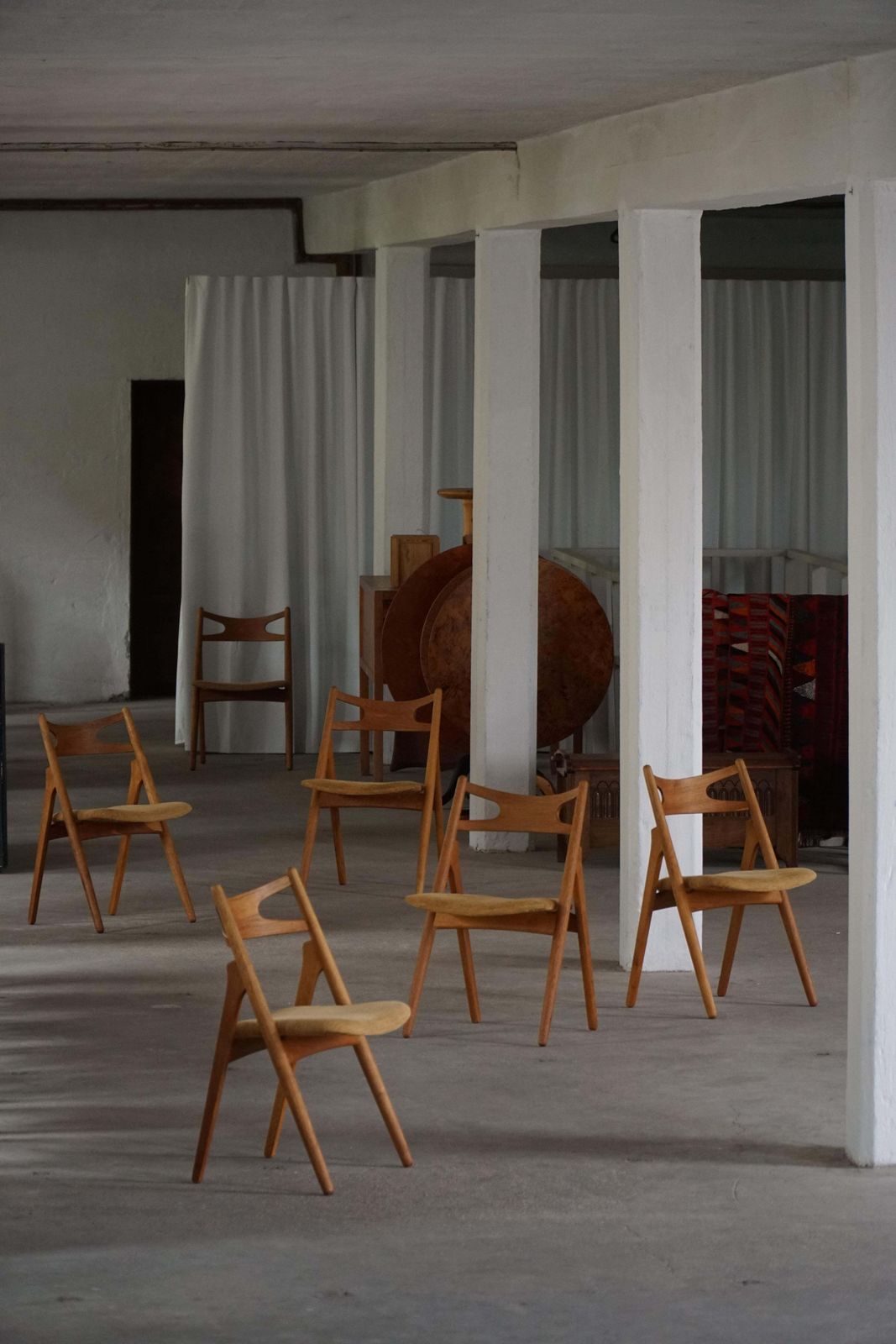 Set Of 6 Danish Ch29 Dining Chairs By Hans J. Wegner For Carl Hansen & Søn, 1951 photo 5925.0