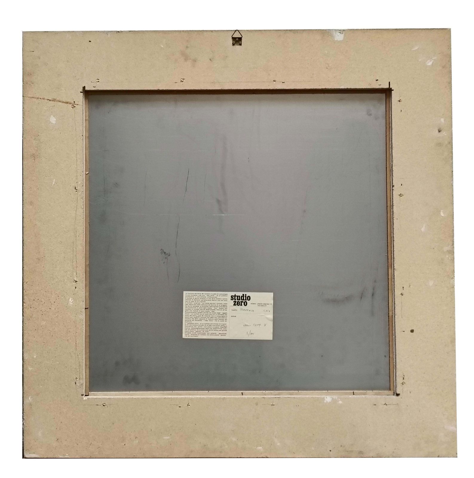Prospective   Siro Covey For Studio Zero Milan Serigraphy On Steel, Italy 19 photo vintage