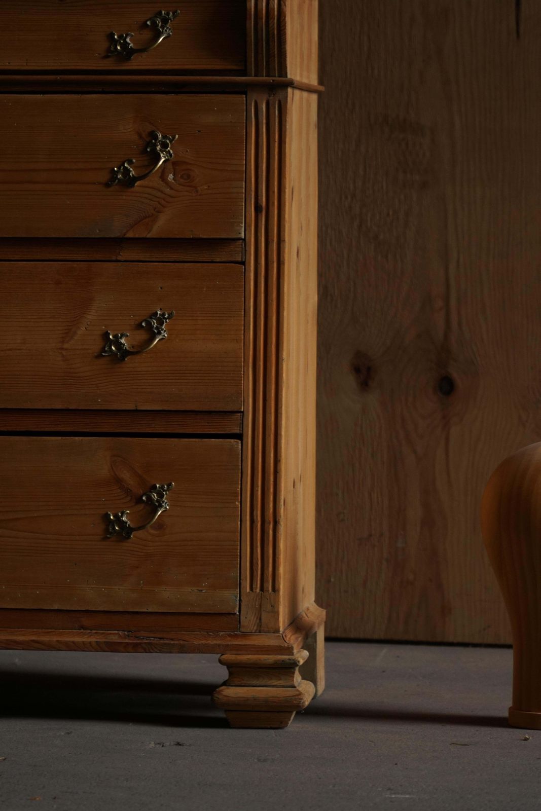 Antique Danish Chest Of Drawers In Pine, Early 20th Century photo for sale