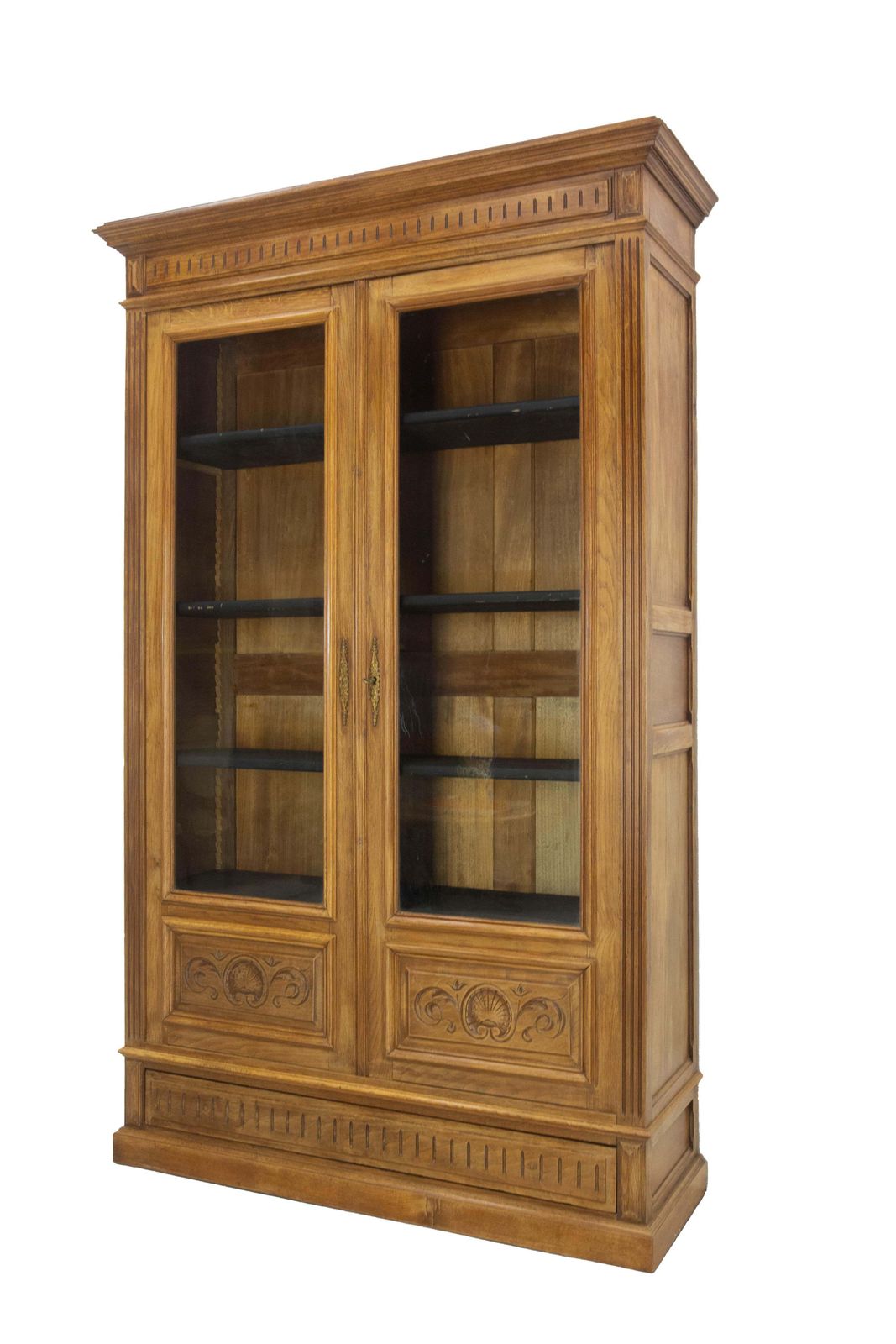 Franse eiken vitrineboekenkast in Henri II-stijl, tweede helft 19e eeuw photo furniture