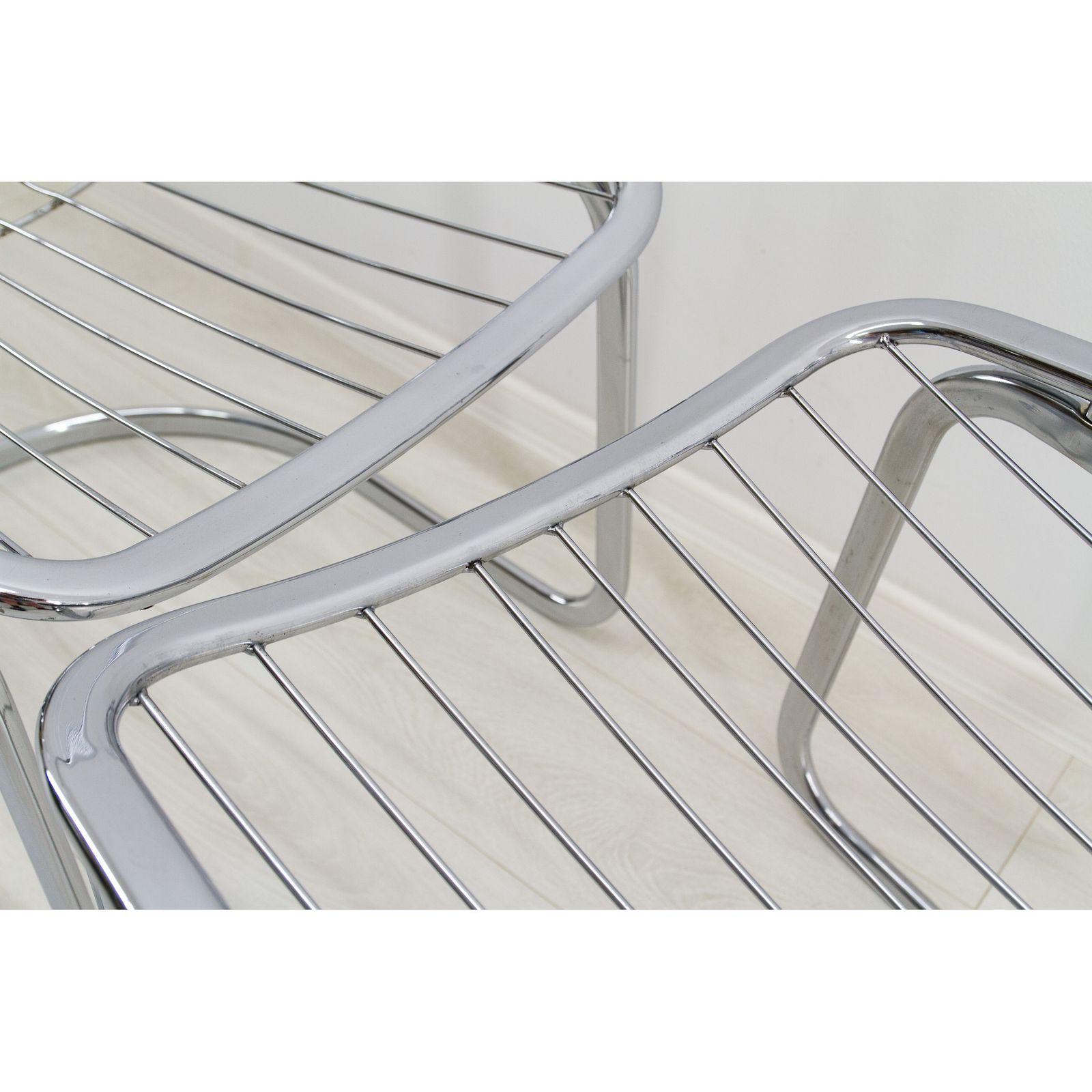 Furniture Postmodern Dining Chair X2, 1980s Gastone Rinaldi 'Rima' Style photo
