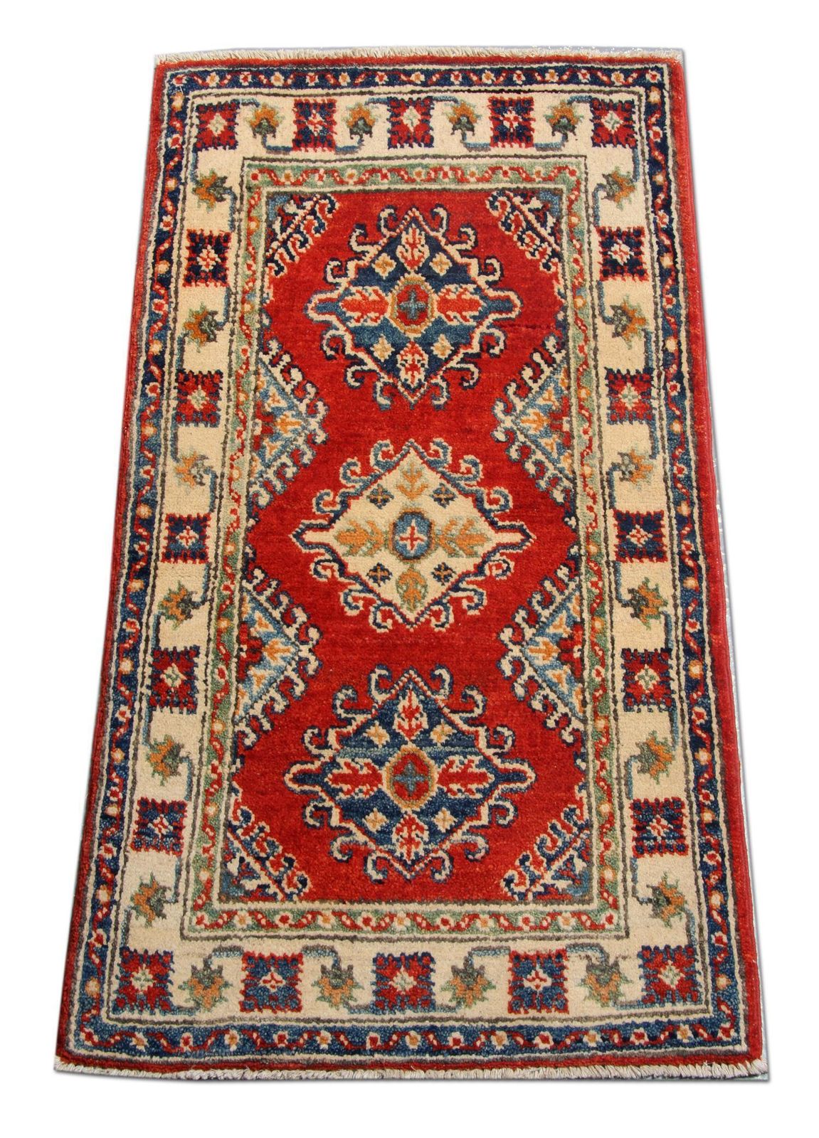Tapis orientaux, tapis fait main crème à motifs géométriques photo furniture
