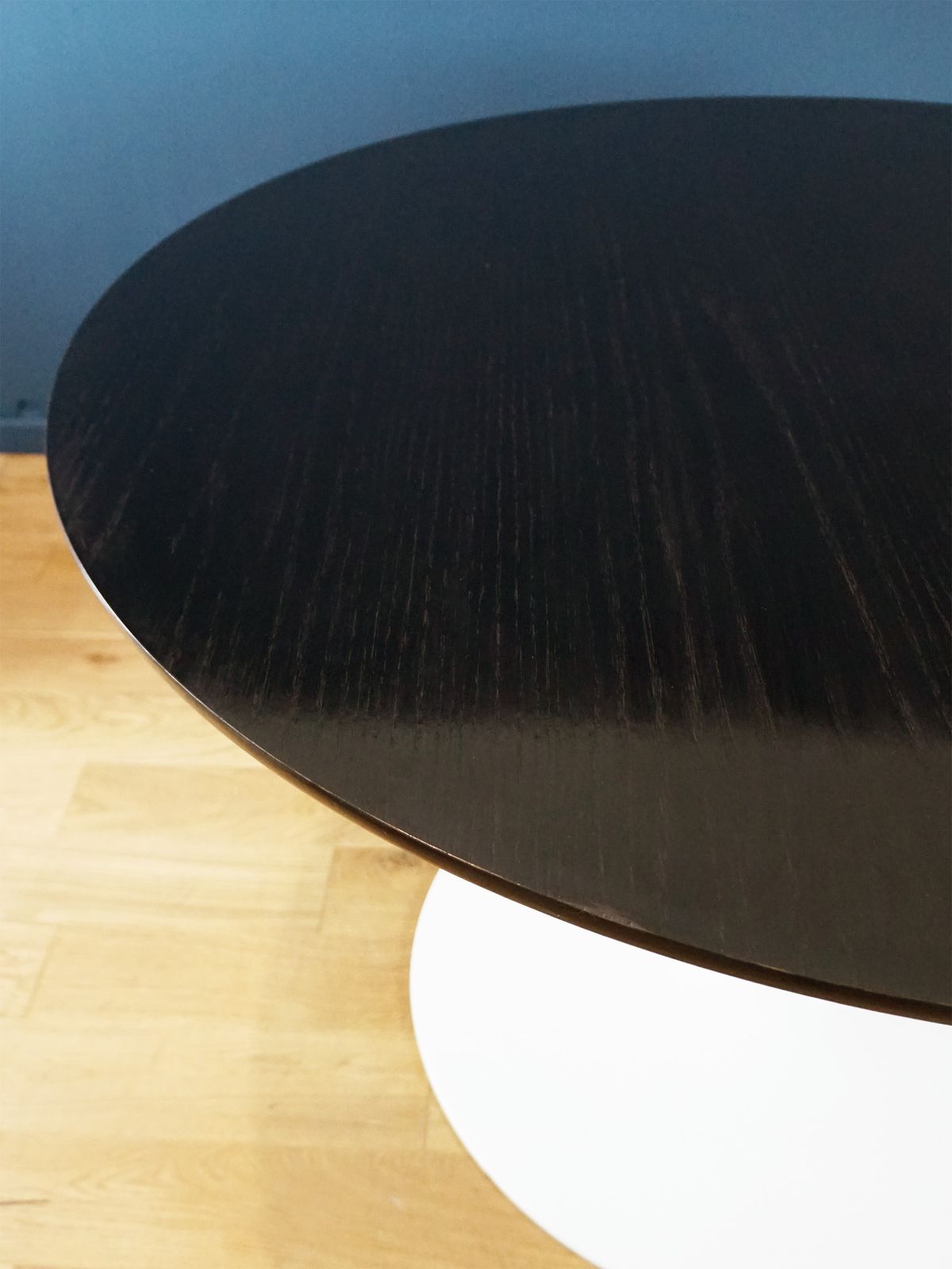 Maurice Burke For Arkana Tulip Dining Table In Black Ash photo for sale